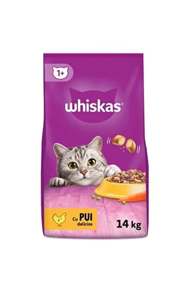 Hrană uscată pentru pisici adulte cu pui 14 kg