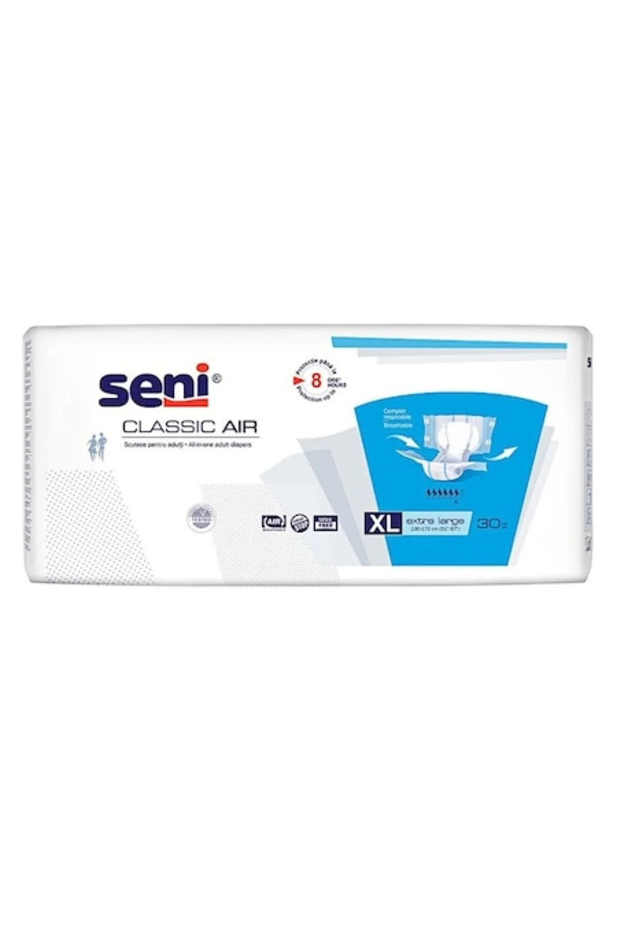 Scutece pentru adulți Classic Air, XL, set 30 bucăți