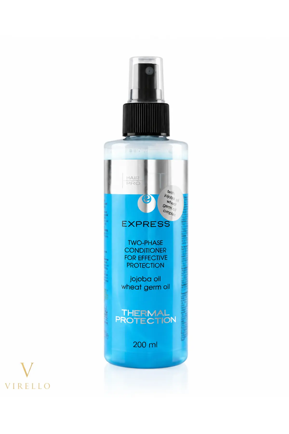 Balsam Bifazic Express pentru Păr cu Protecție Termică, Ulei de Jojoba & Germeni de Grâu, 200 ml