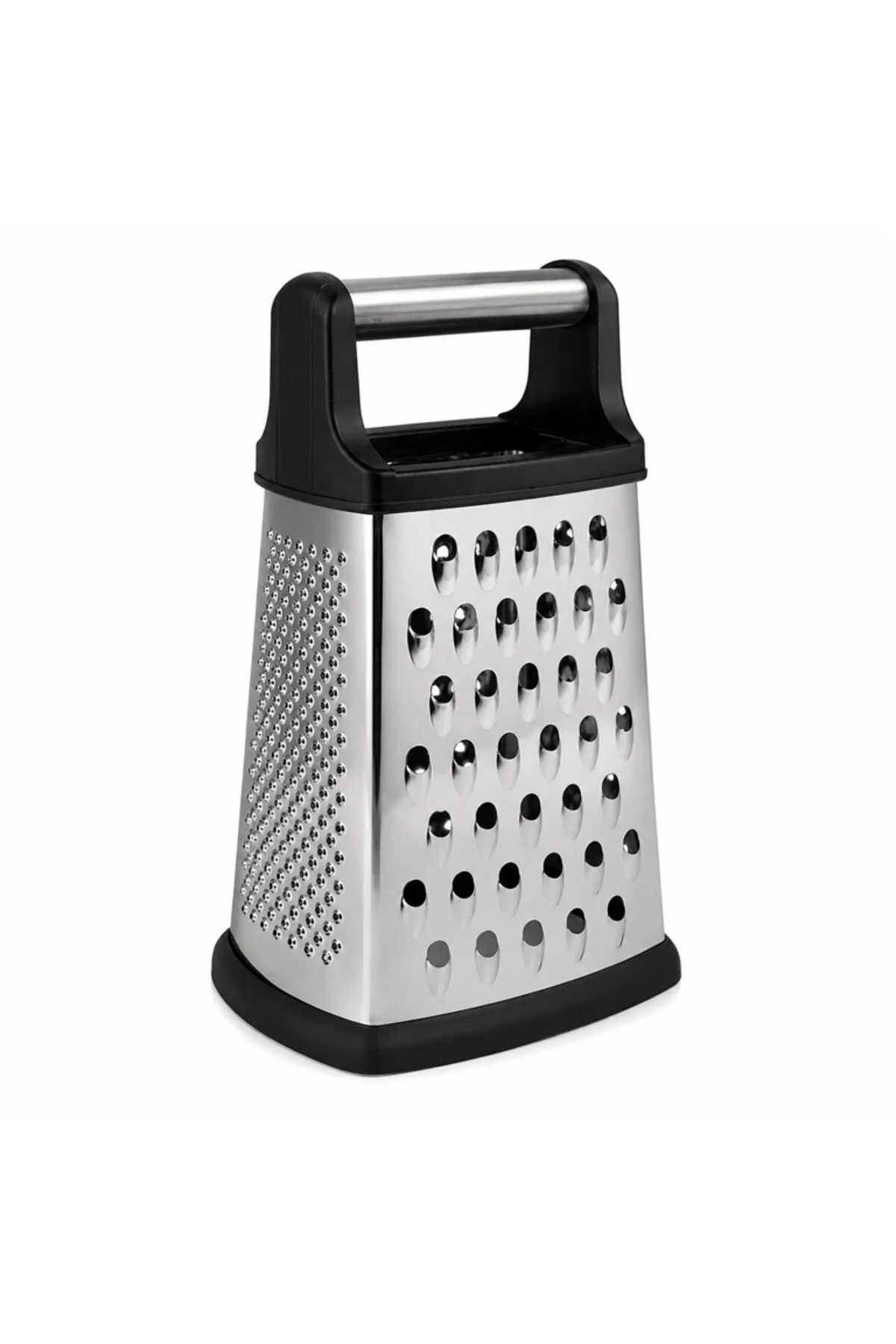 Răzătoare de bucătărie din oțel inoxidabil cu 4 fețe, 35,8 × 8,8 cm, Mâner ergonomic, Multifuncțională