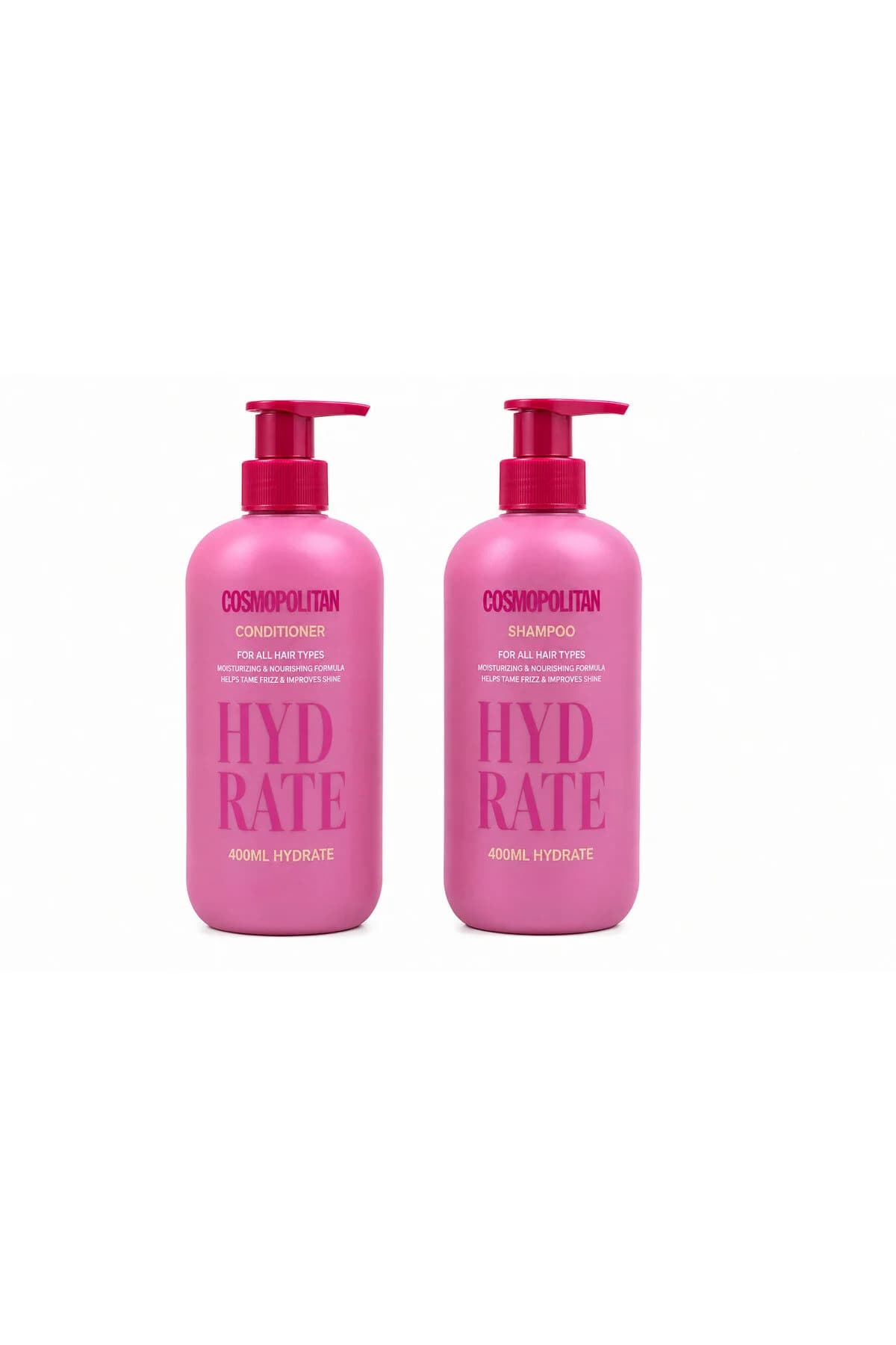 Set Hydrate, Șampon + Balsam pentru Păr, Hidratare și Îngrijire, 400 ml/buc, 800 ml Total