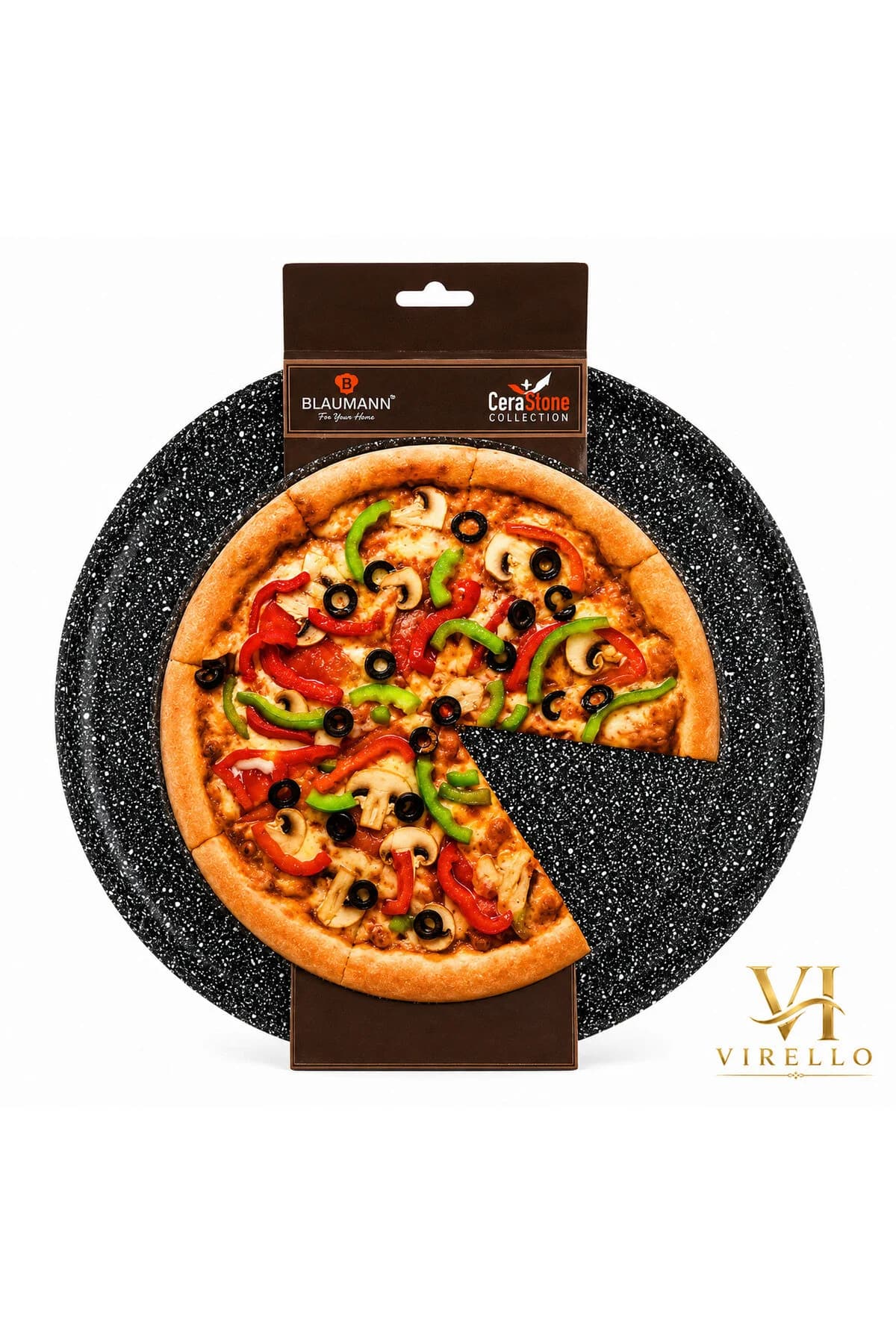 TAVA CERAMICA PIZZA 36X1.1 CM BL-3894