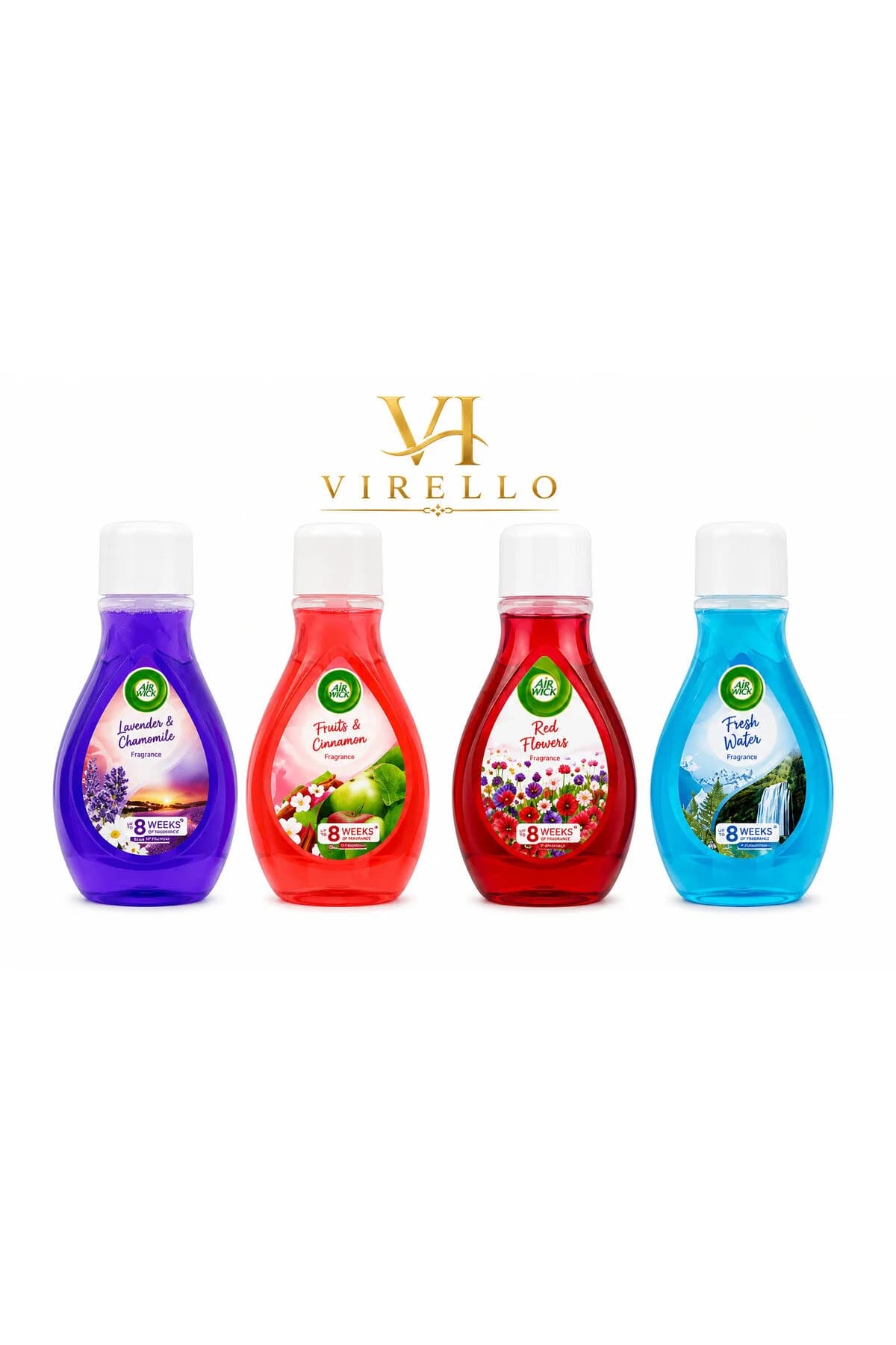 Set 4x375 ml Odorizante Lichide Air Wick, Arome Diverse