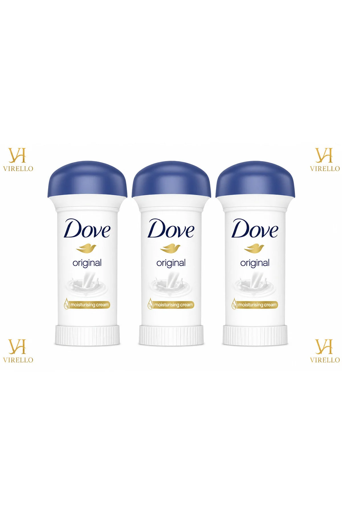 Set 3x Original – Deodorant Stick Antiperspirant cu Cremă Hidratantă