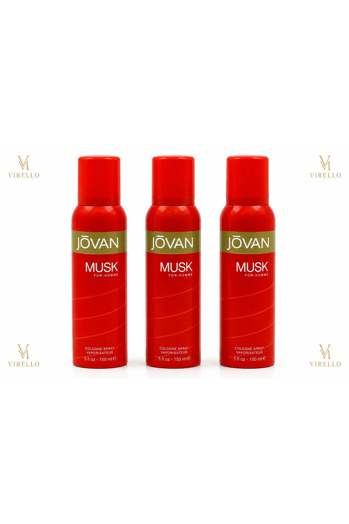 Set 3 Spray-uri Parfumate Musk pentru Femei – 150 ml/buc