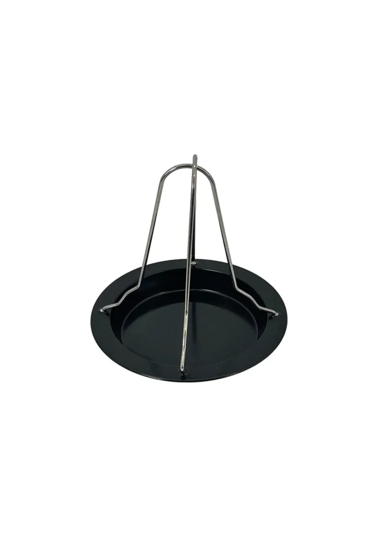 Rotisor vertical pentru pui cu tavă – Metal rezistent la căldură, Design stabil, Ideal pentru o gătire uniformă și fripturi crocante