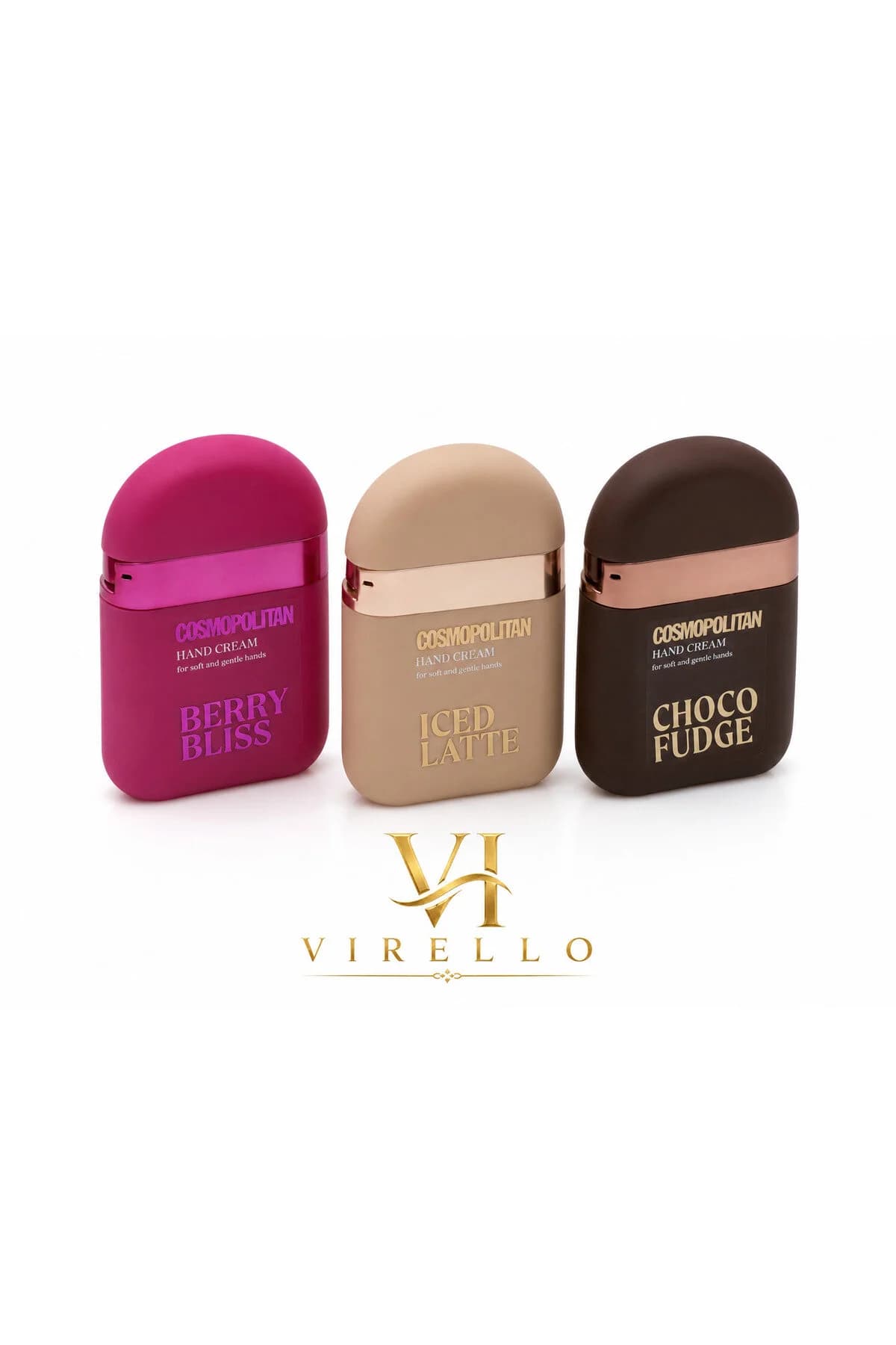 Set 3 Creme de Mâini , Berry Bliss + Iced Latte + Choco Fudge, Îngrijire și Hidratare