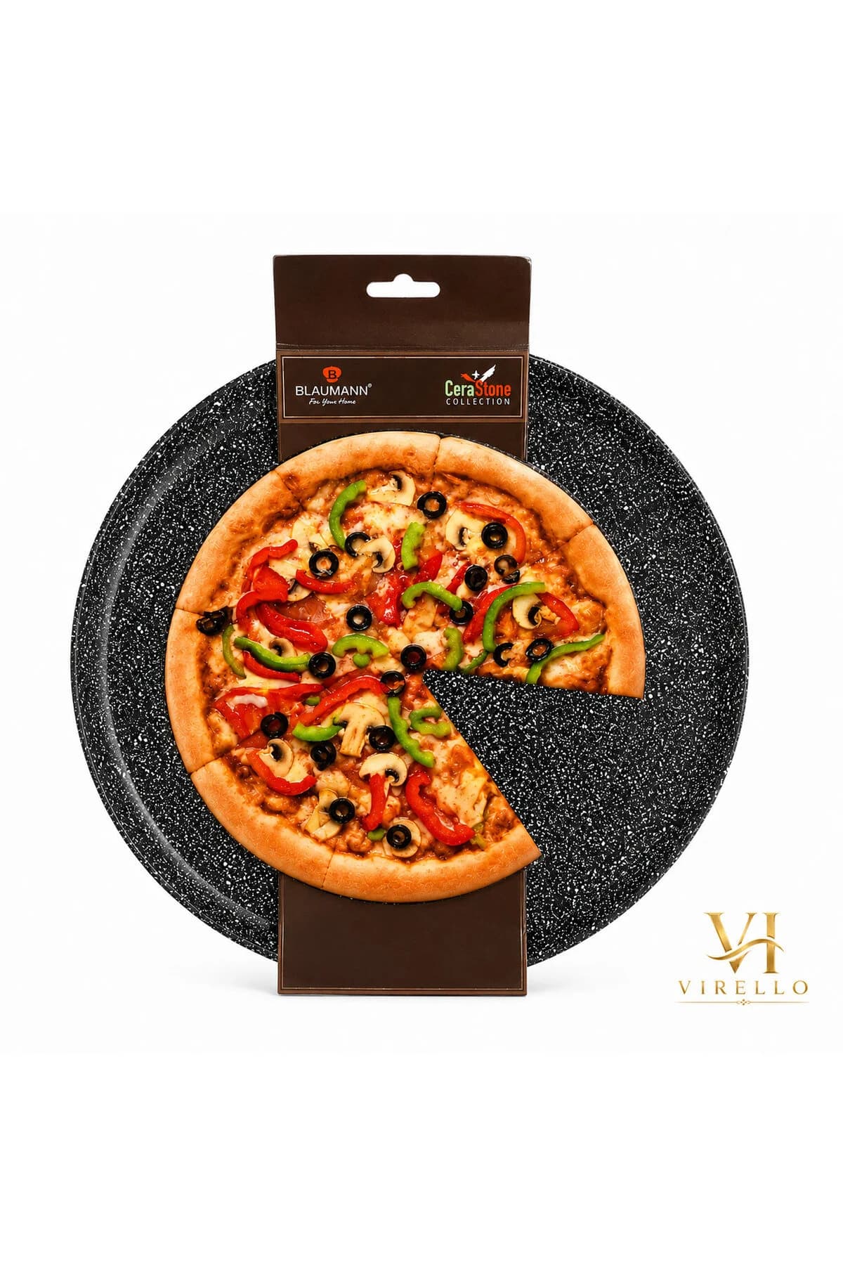 TAVA CERAMICA PIZZA 32X1.1 CM BL-3893