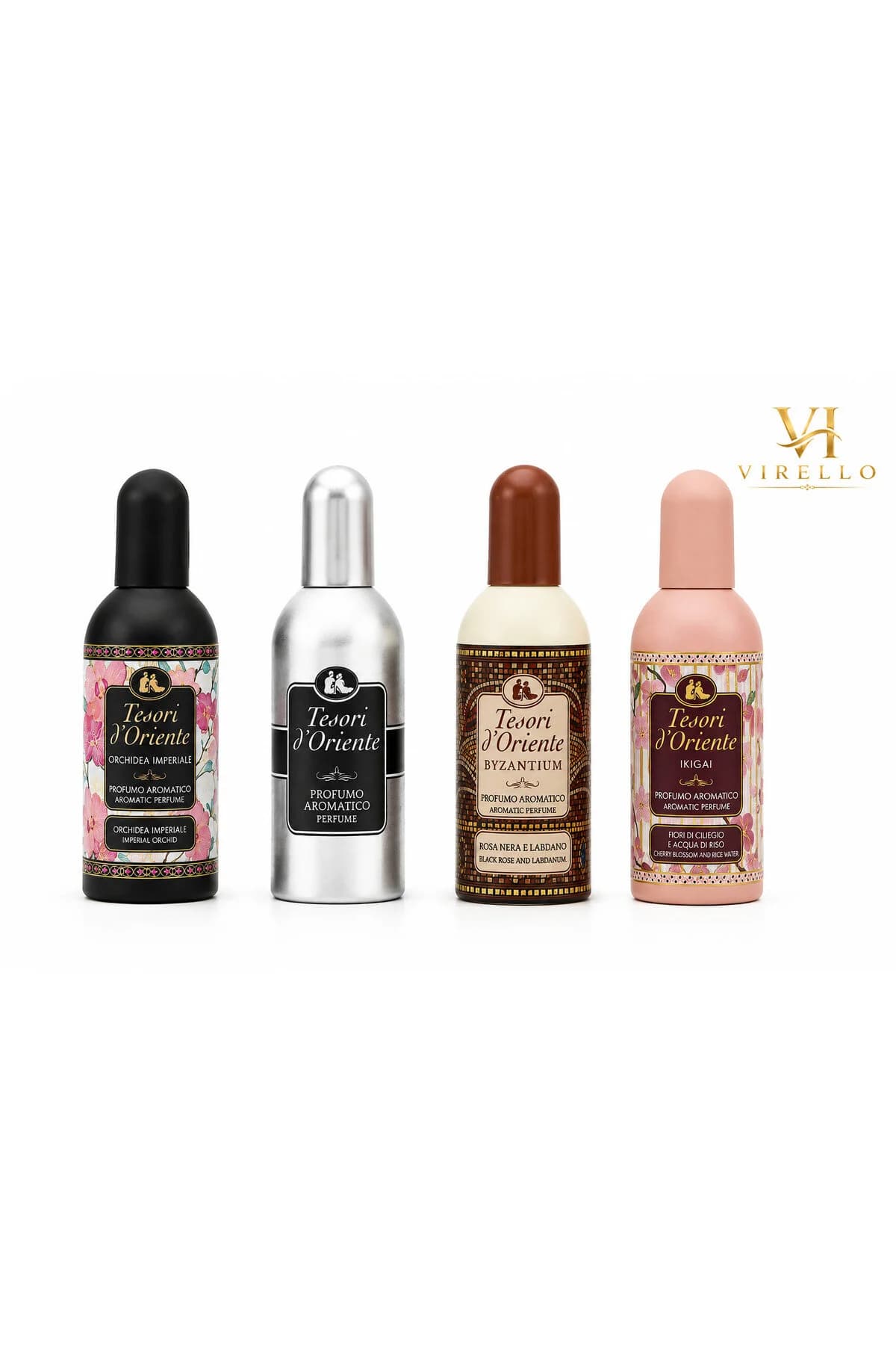 Set 4 parfumuri Tesori d’Oriente, 100 ml fiecare, arome variate