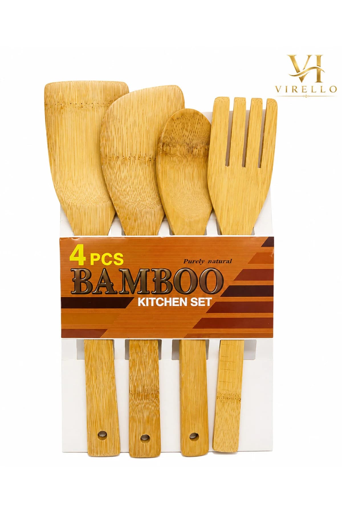 SET USTENSILE BUCATARIE BAMBUS 4P C49-C401 WX