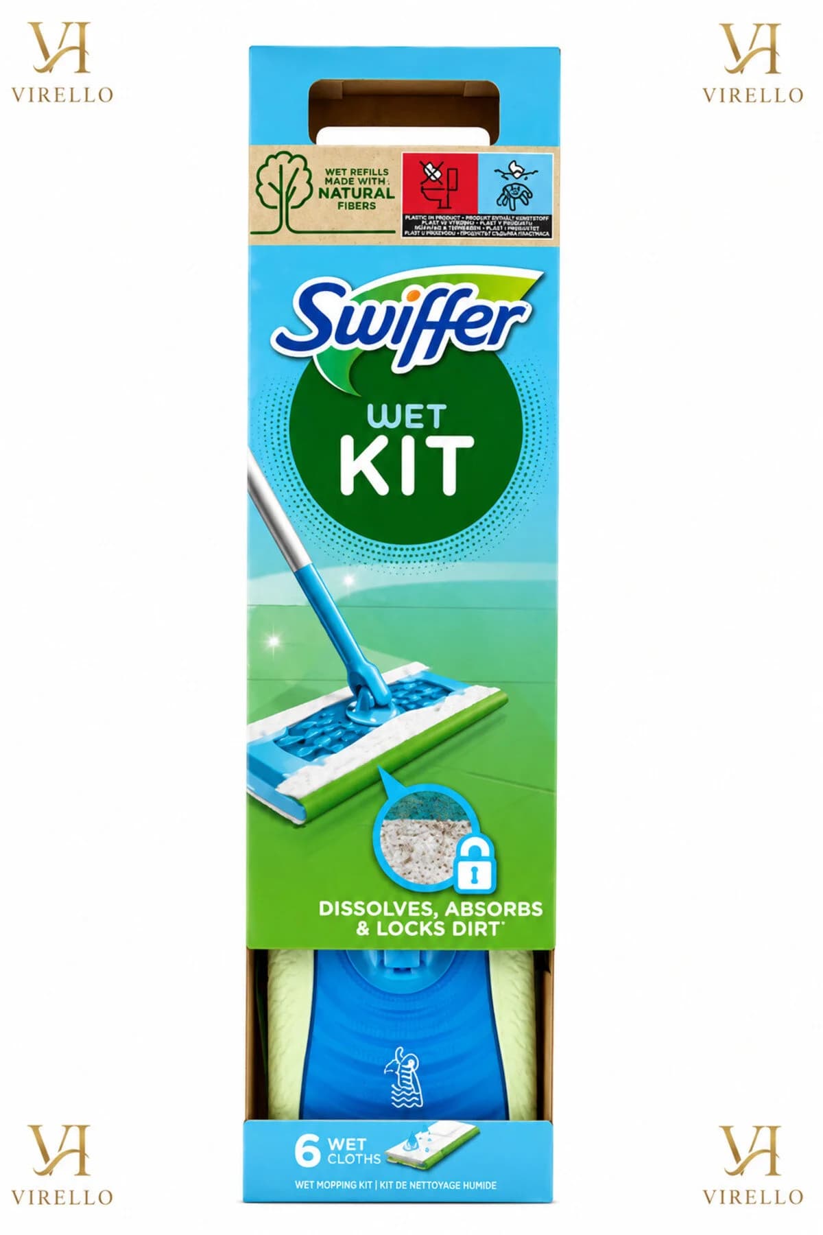 KIT MOP+REZERVA UMEDA 6BUC BLUE