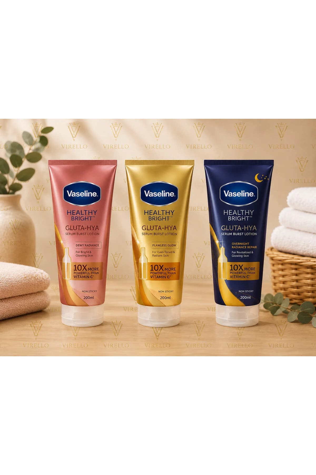 Set 3x200 ml loțiune de corp, sortiment diverse
