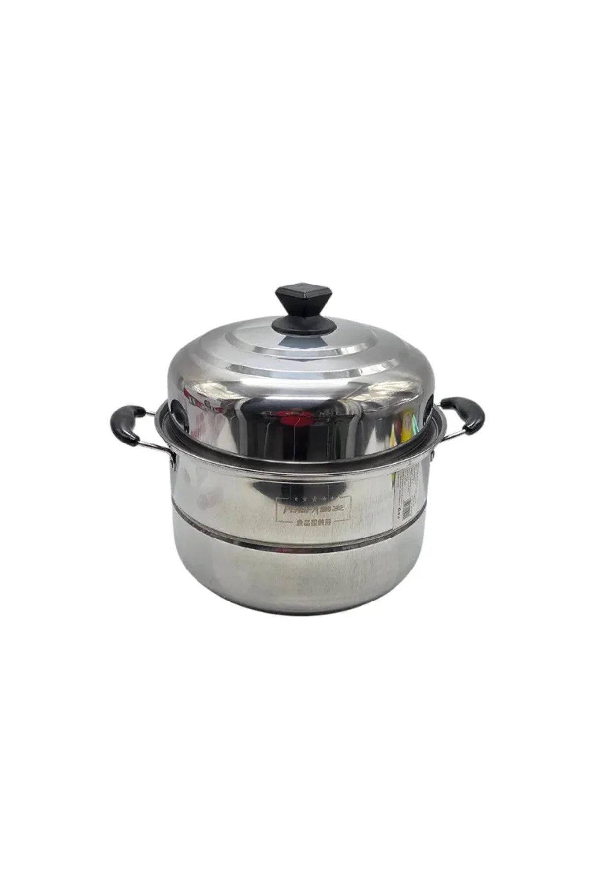 Oală de gătit la aburi din oțel inoxidabil cu capac PENGFA 30 cm – Oală multifuncțională pentru aburi, ideală pentru legume, pește, carne și găluște, potrivită pentru utilizare zilnică