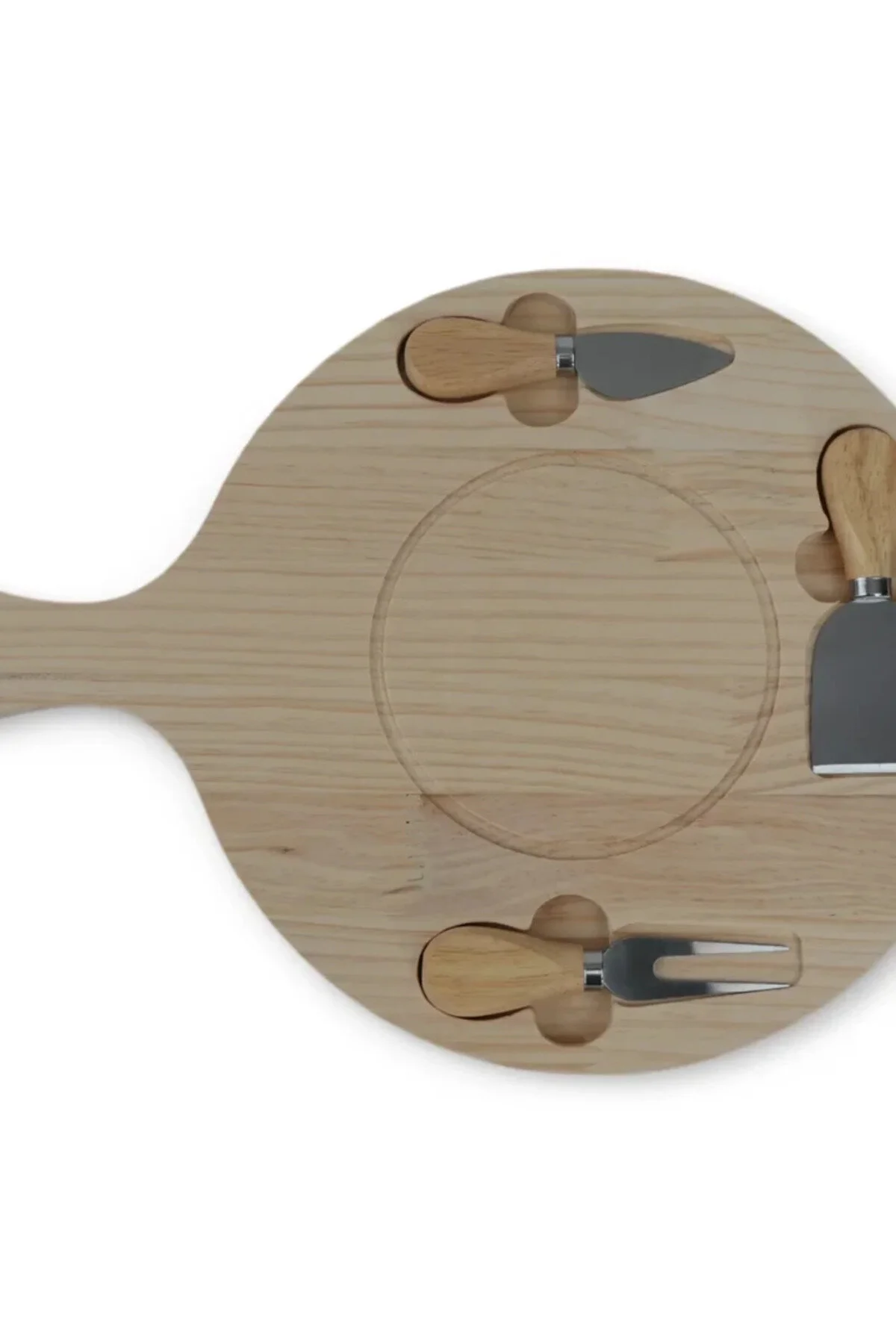 Set platou pentru brânzeturi cu ustensile 29*39.5CM+3 piese – Rafinament rustic pentru servire elegantă, ideal pentru seri speciale, evenimente sau cadouri