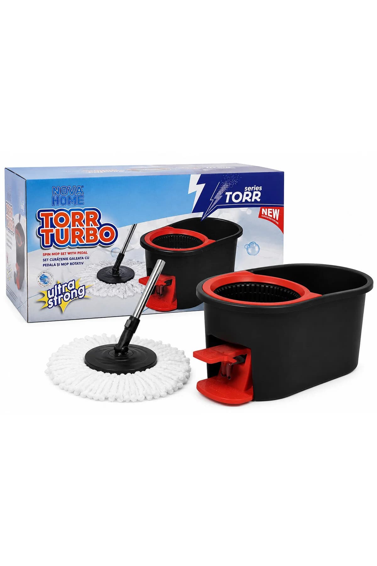HOME SET GALEATA CU MOP ROTATIV SI PEDALA TURBO