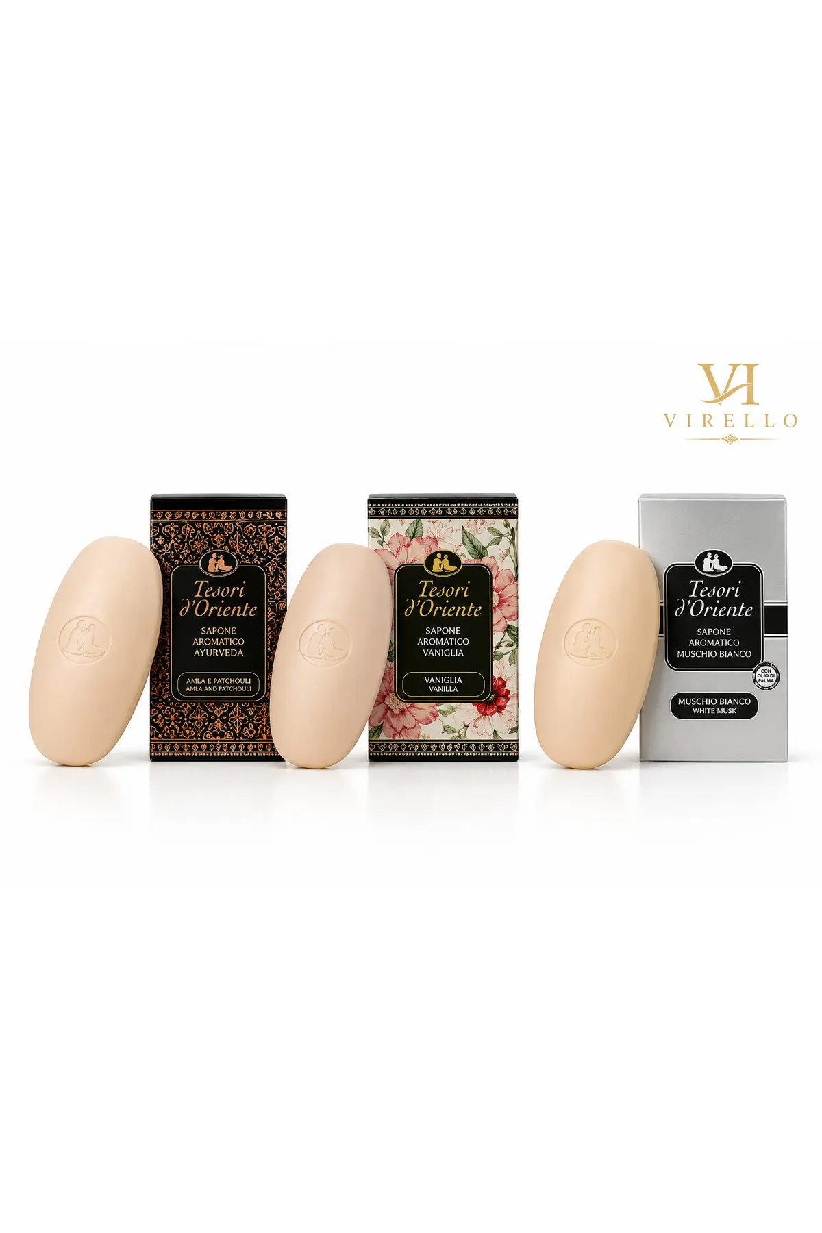 Set 3 săpunuri Tesori d’Oriente, 125 g fiecare