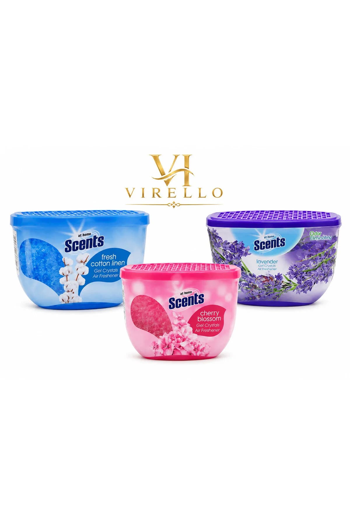 Set 3x150 ml Odorizante Gel Scents, 3 Arome