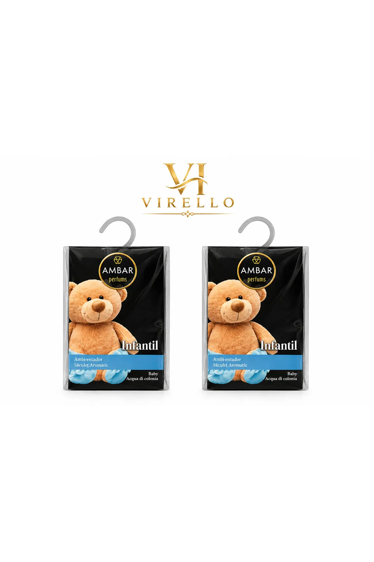 Set 2x Săculeț Aromatic Perfums Infantil Baby, pentru dulap