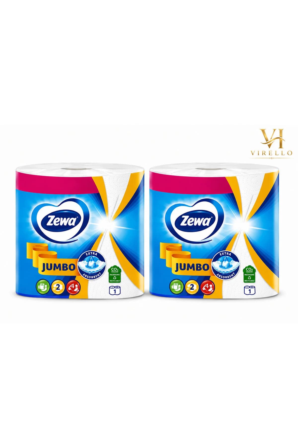 Set 2 x Prosoape de Bucătărie Jumbo, Extra Absorbente, 2 Straturi