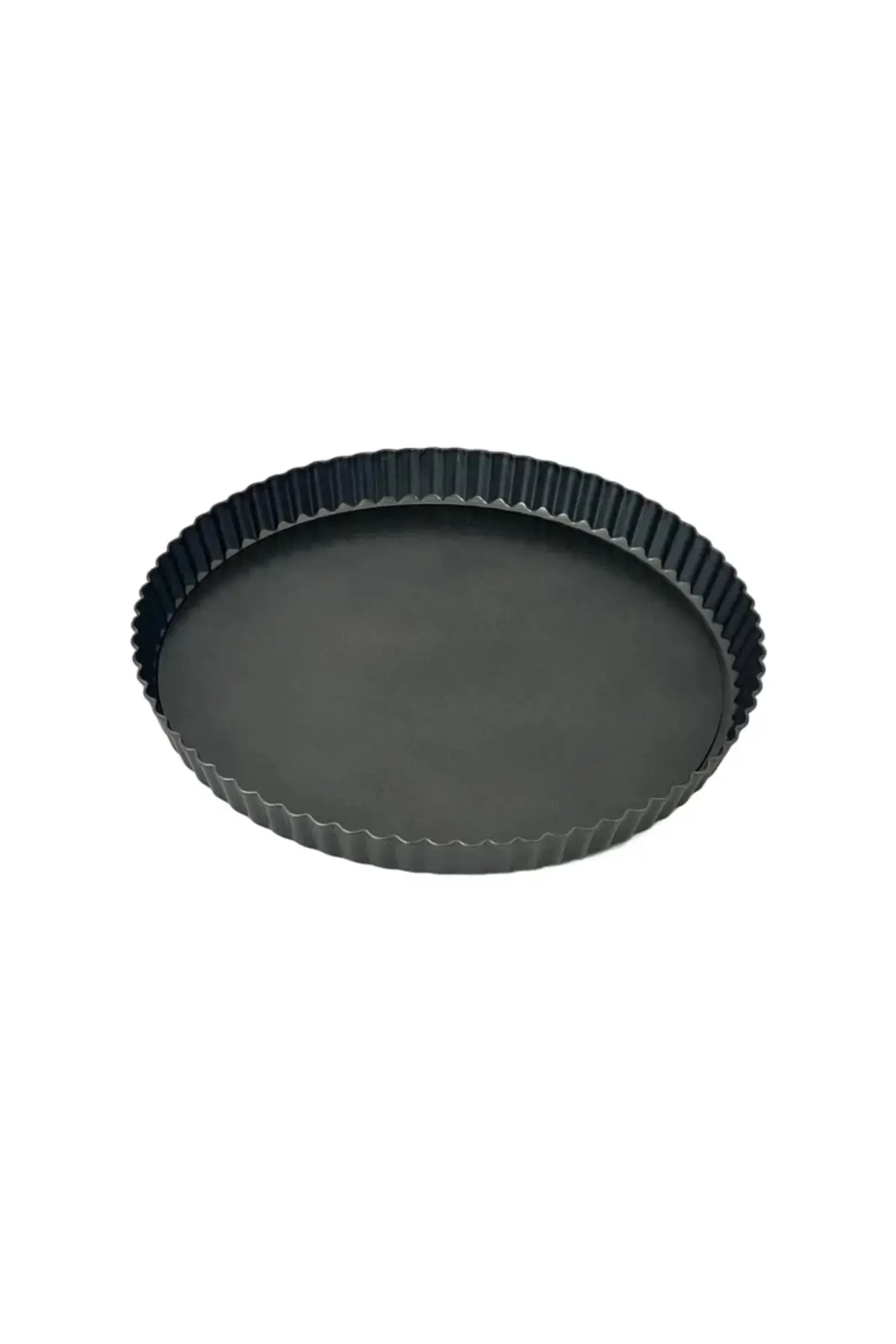 Tavă detașabilă pentru tarte și quiche, din oțel carbon cu strat antiaderent – 28 cm, bază detașabilă, ideală pentru o coacere uniformă.