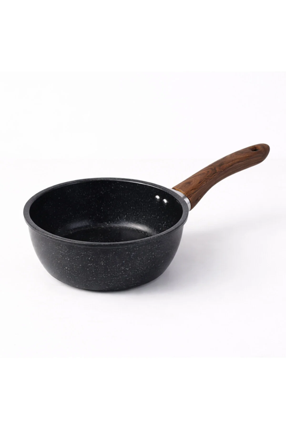 Tigaie antiaderentă de 18 cm cu mâner ergonomic – tigaie pentru prăjit ouă, legume și preparate rapide, interior antiaderent, design compact pentru gătit zilnic
