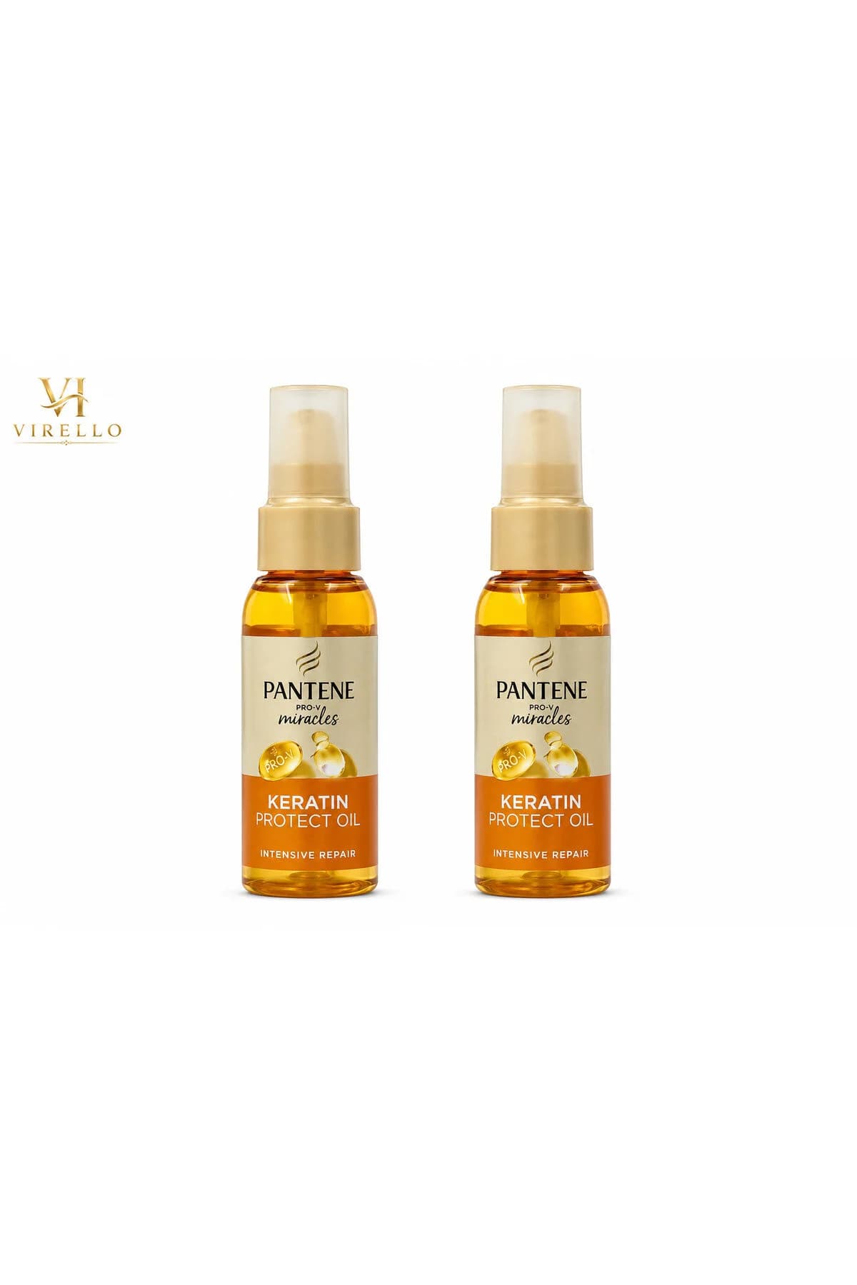Set 2 x 100ml Ulei de păr Pro-V Keratin Protect Oil Intensive Repair, pentru păr deteriorat
