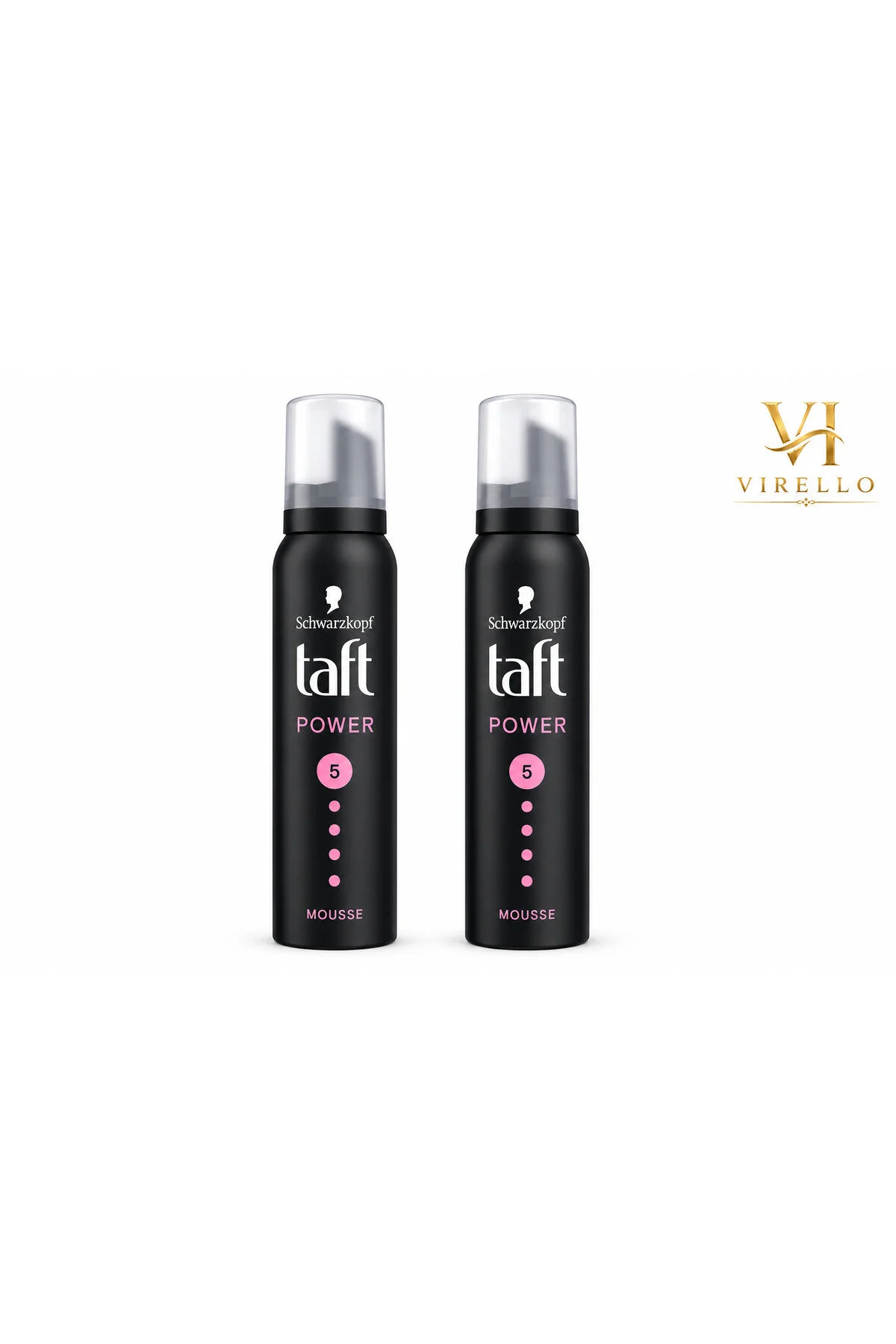 Set 2 x Spumă de Păr Schwarzkopf Power 5, Fixare Puternică, 200 ml/Buc