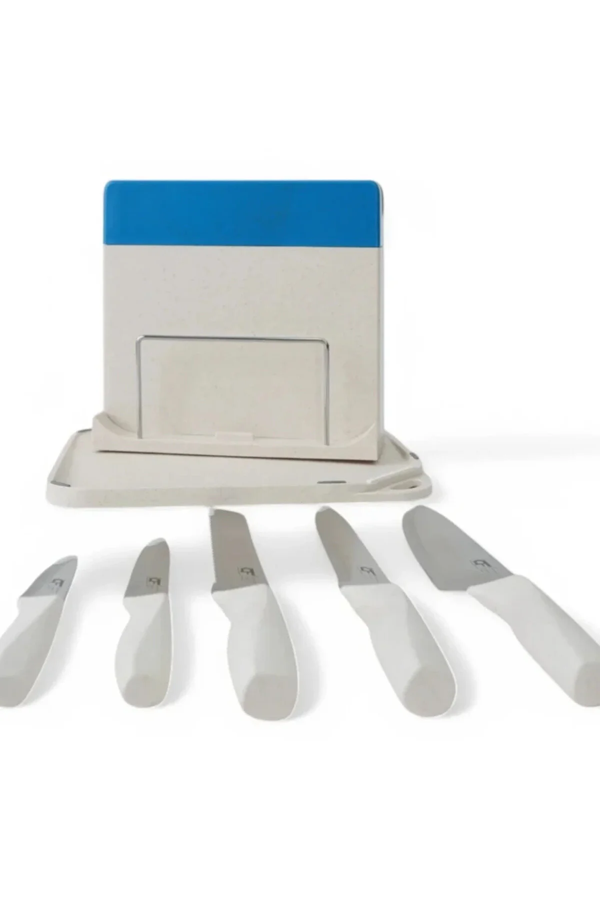 Set profesional de 5 cuțite de bucătărie premium – Oțel inoxidabil X50 Ultra+ cu suport modern și compact