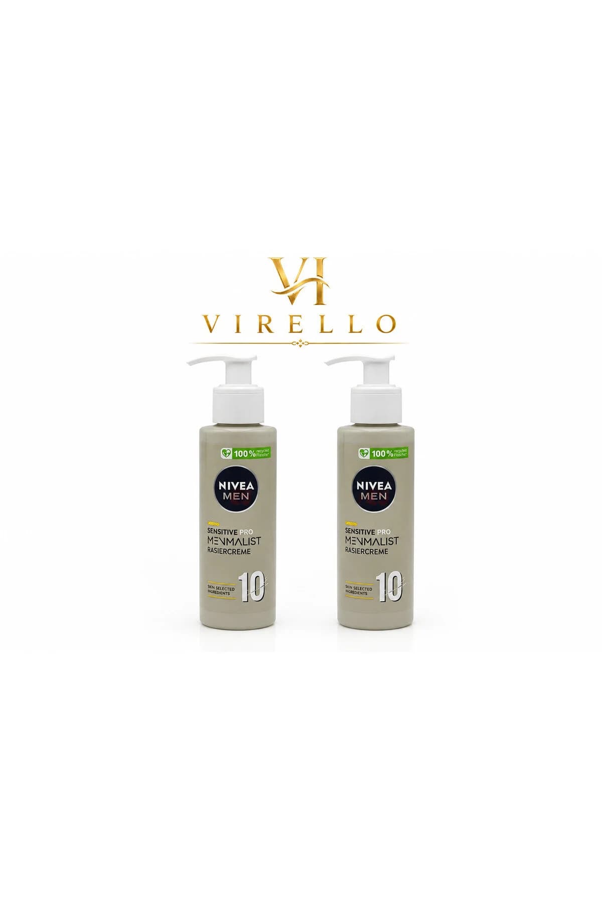 Set 2 Creme de Ras MEN Sensitive Pro Menmalist, 2 x 200 ml