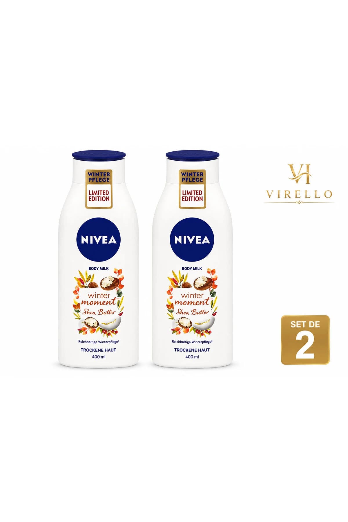 Set 2x400 ml Loțiune de corp Winter Moment cu Unt de Shea