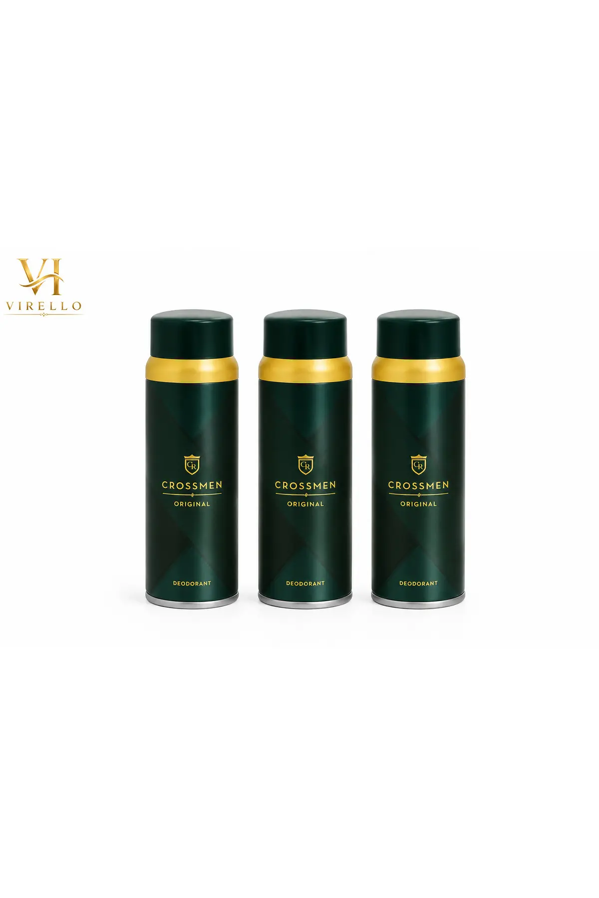 Set 3 x Deodorant Body Spray Original pentru bărbați, 150 ml/buc,
