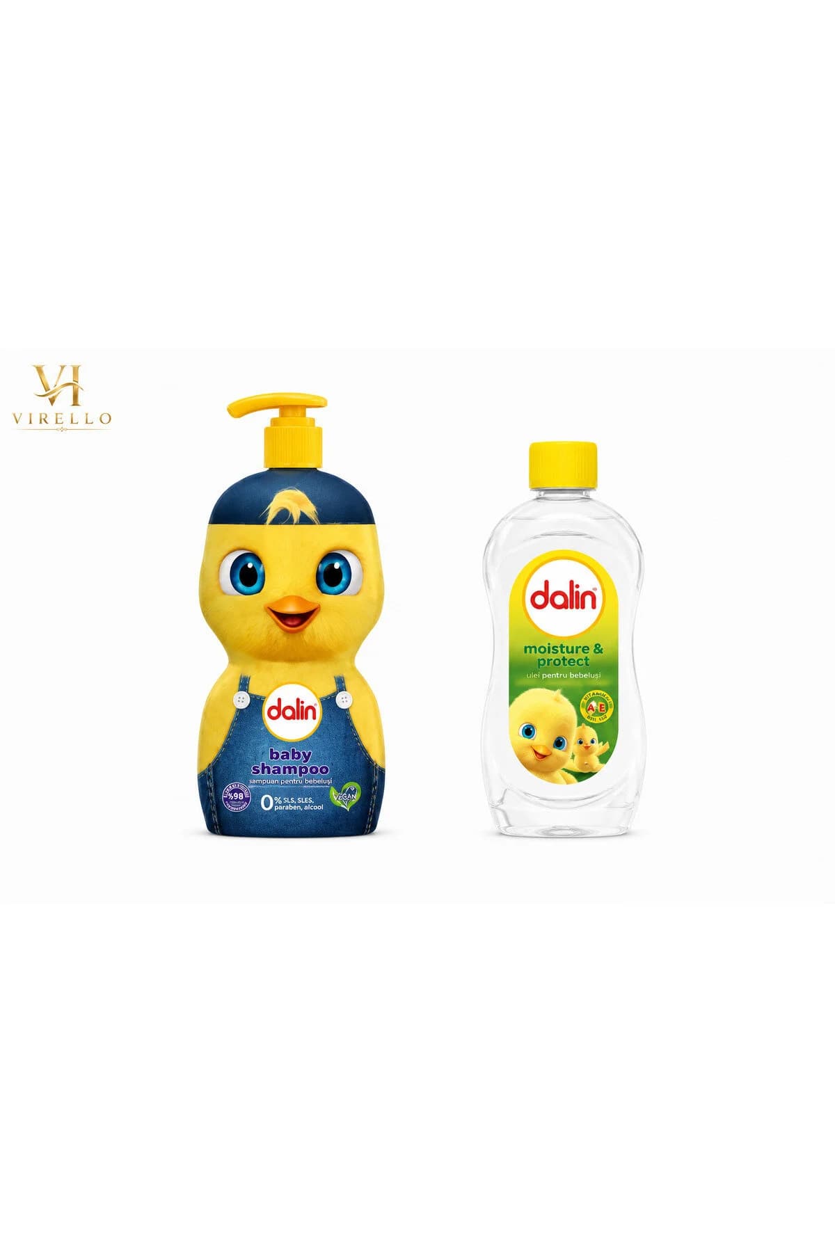 Set Baby – Șampon pentru Bebeluși 500 ml + Ulei Baby Moisture & Protect 300ml