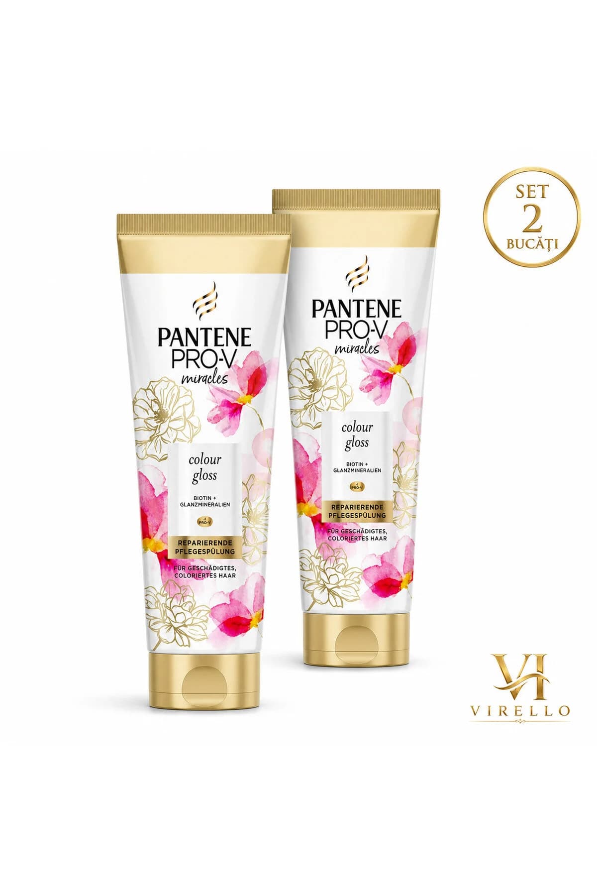 Set 2 x Pro-V Miracles Colour Gloss Balsam pentru Păr Vopsit