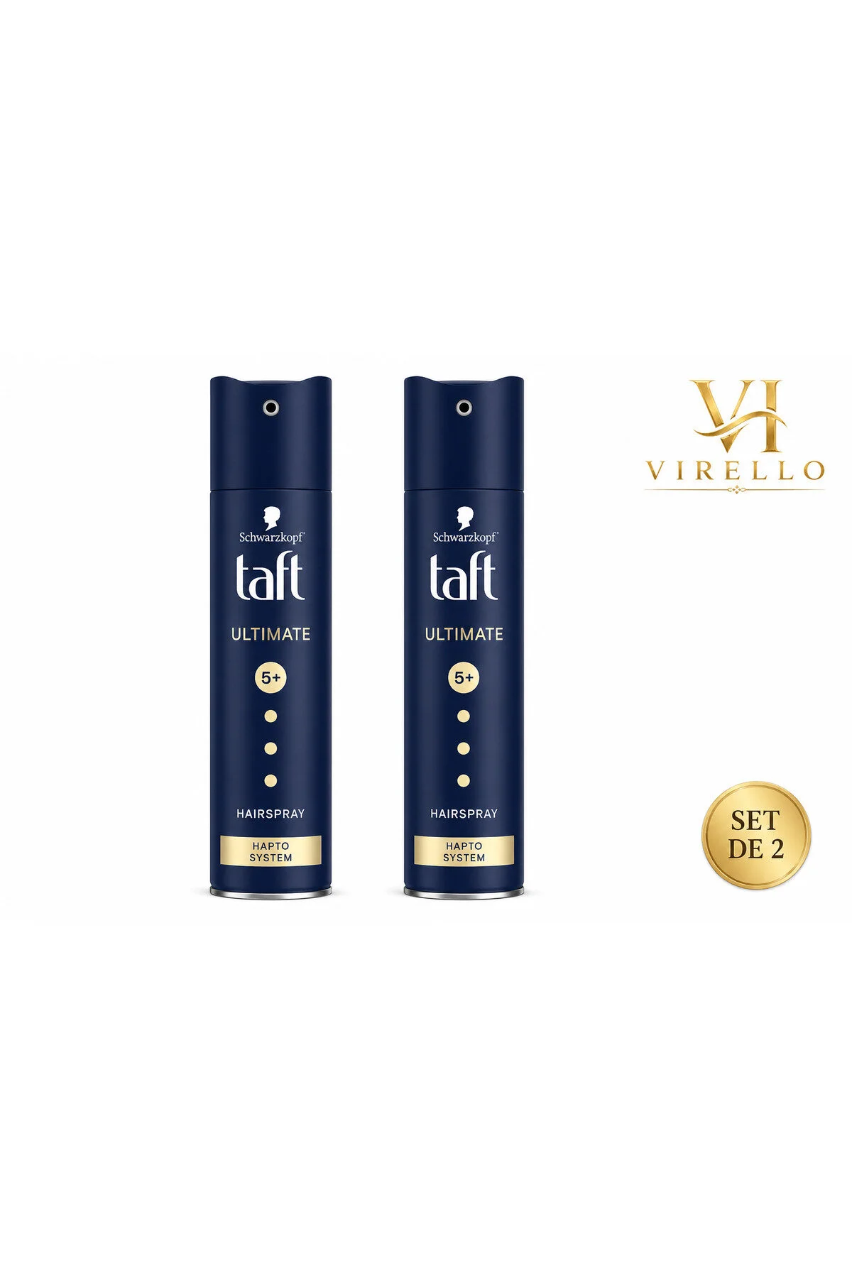 Set 2 x Fixativ de păr Schwarzkopf Ultimate 5+, fixare foarte puternică
