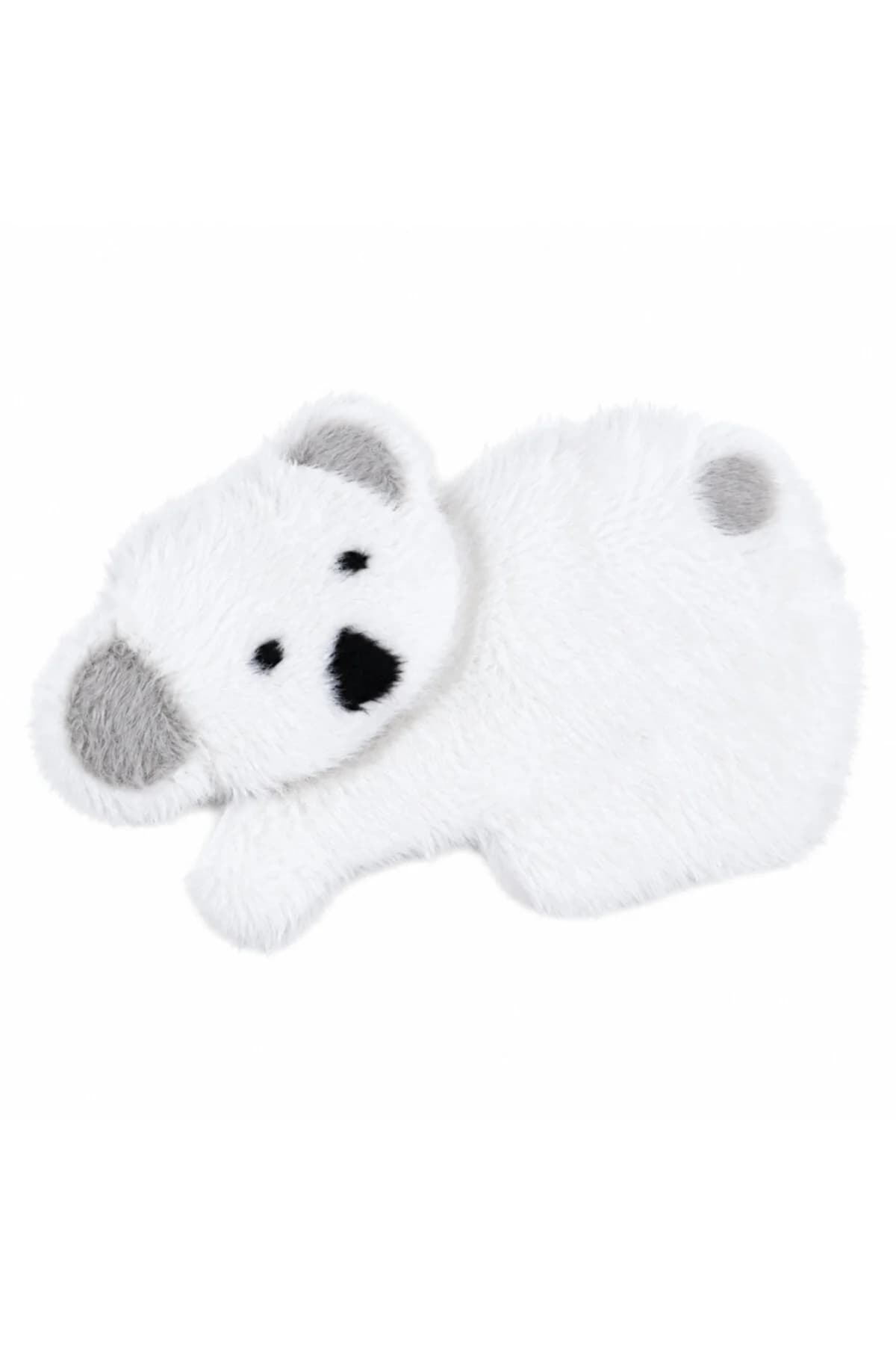 Covor decorativ pufos, model urs polar, 60 × 90 cm, pentru dormitor, camera copiilor și sufragerie