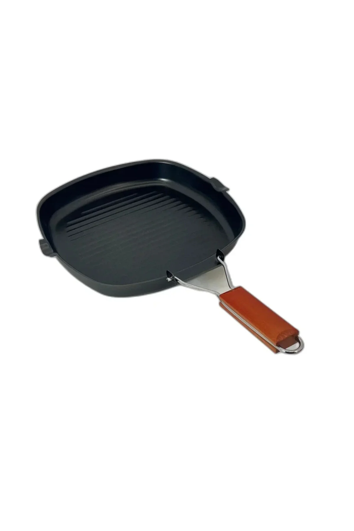 Tavă grill profesională 28x28 cm – Suprafață antiaderentă, Gătit sănătos și Gust autentic de grătar