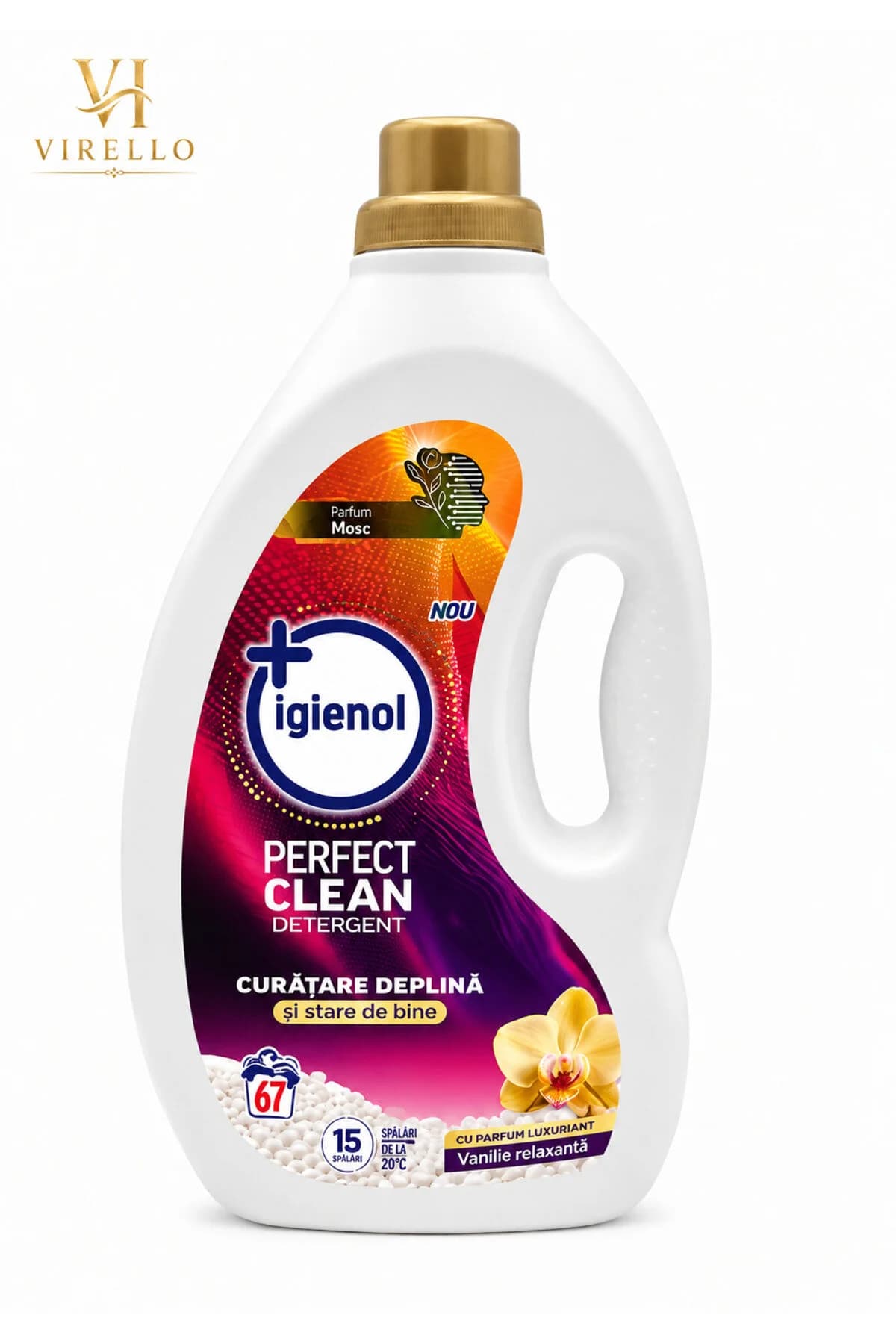 Detergent lichid Perfect Clean, Vanilie Relaxantă, 67 spălări