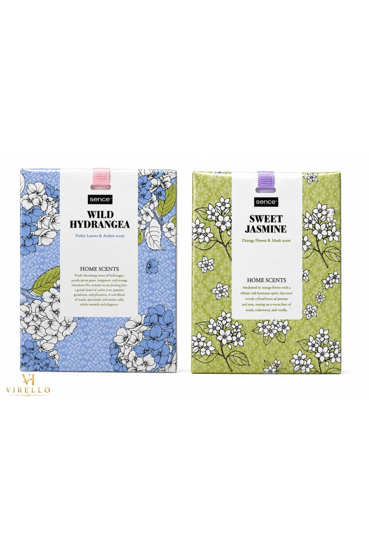 Set 2 săculeți parfumați Home Scents, Wild Hydrangea & Sweet Jasmine, 10 g fiecare