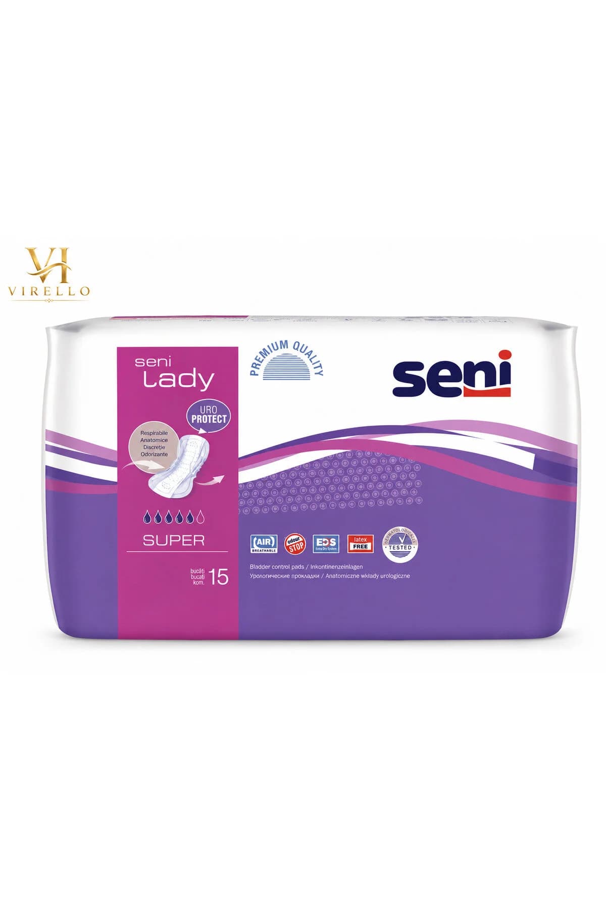 Lady Super – Absorbante pentru incontinență, 15 bucăți