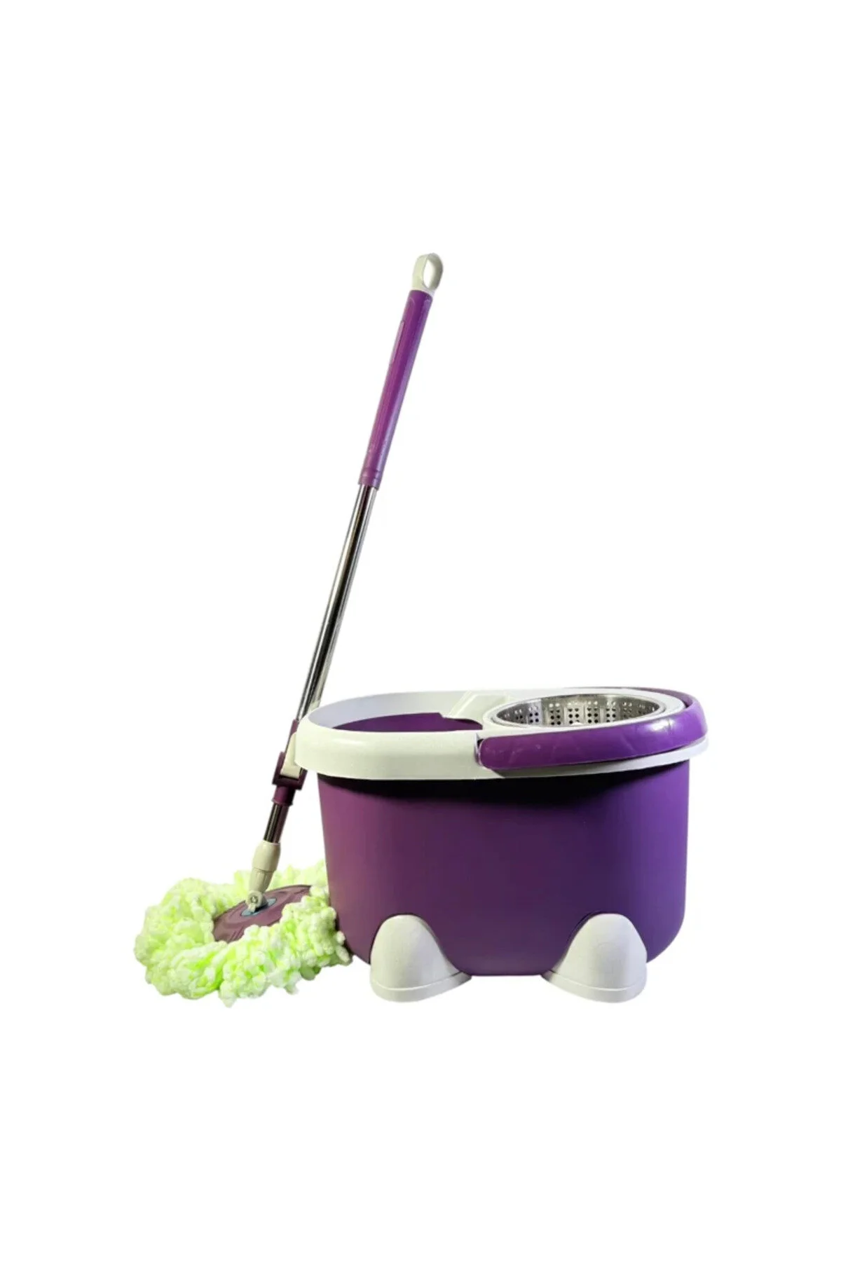 Set de mop cu găleată și storcător, sistem de curățare a podelelor cu cap de mop rotativ