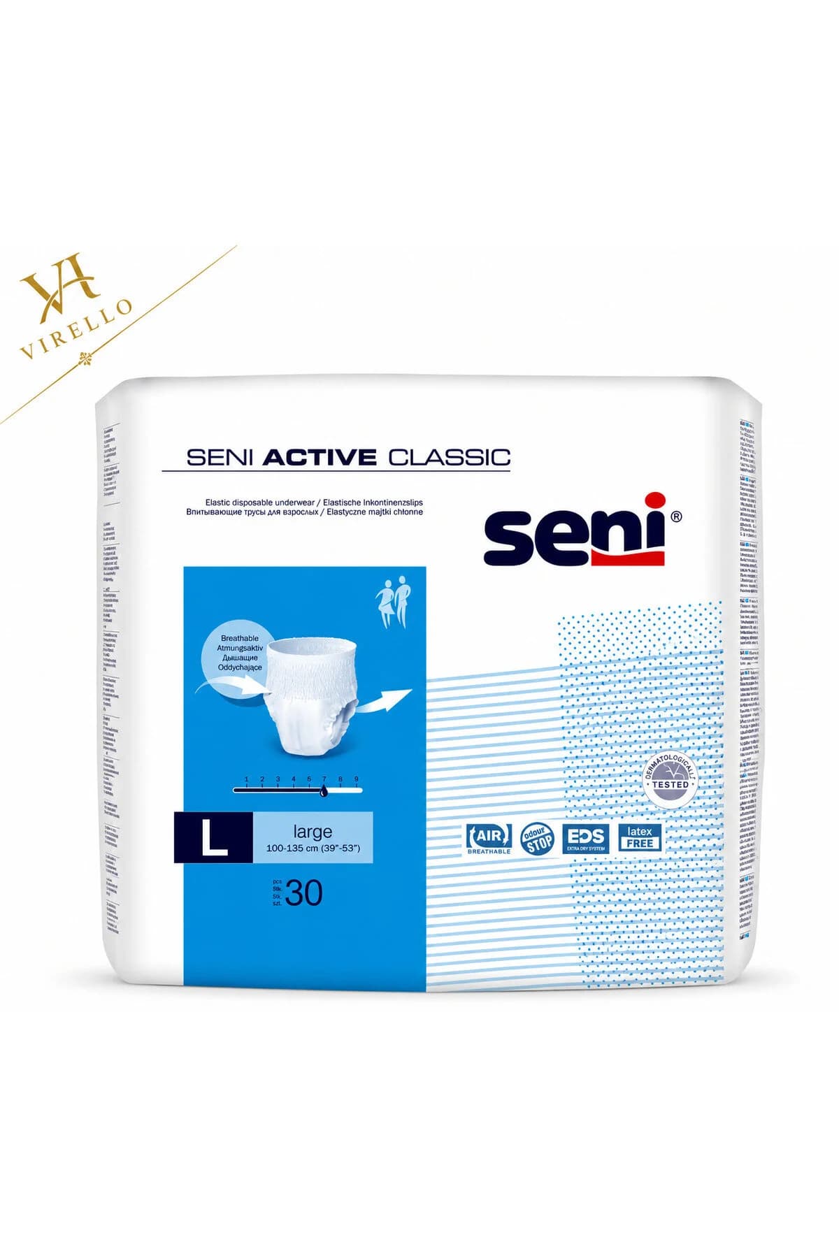 Active Classic Large L – Chiloți absorbanți pentru incontinență, 30 bucăți