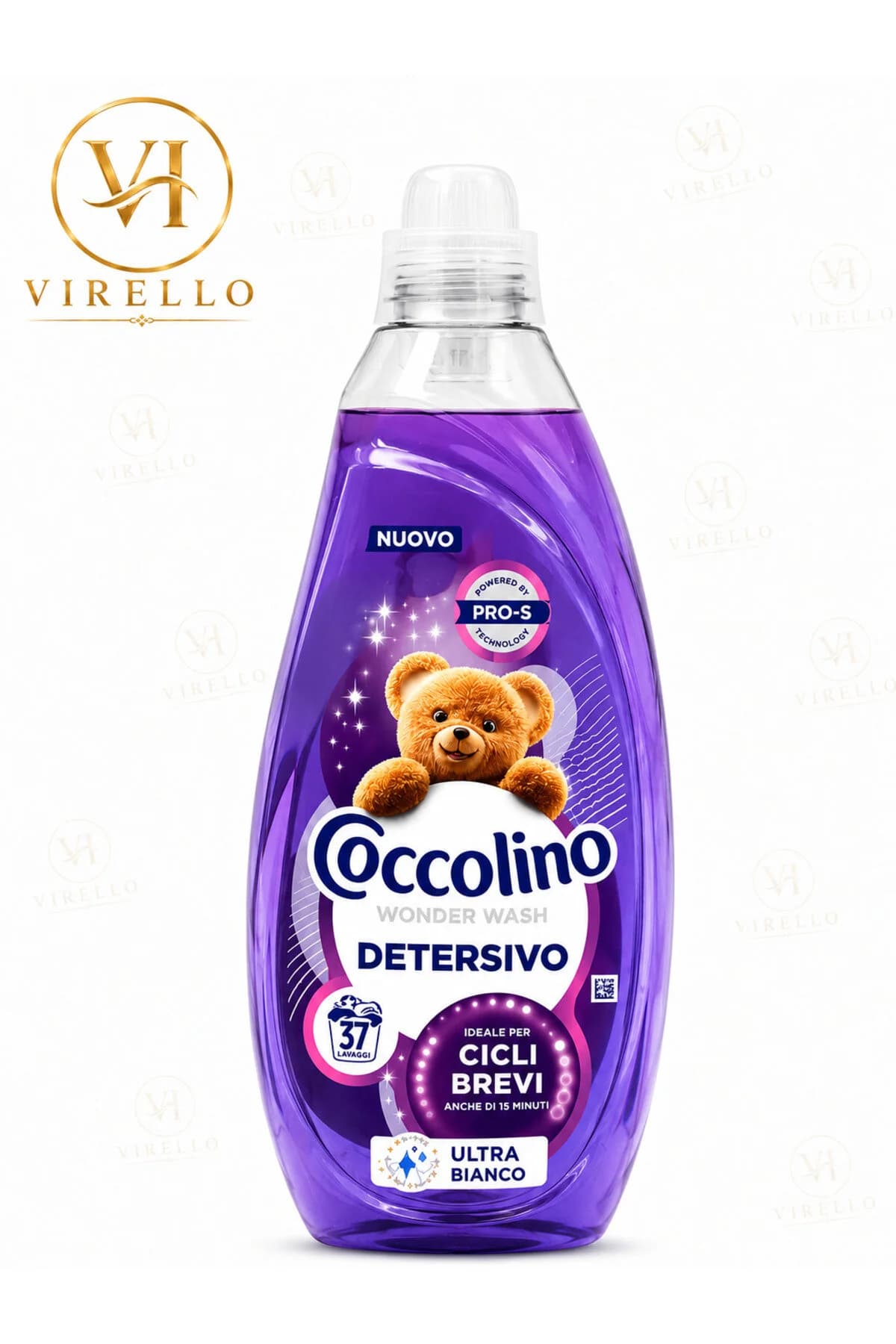 Wonder Wash Detergent Lichid Rufe Ultra Bianco, 37 Spălări 1.48 L