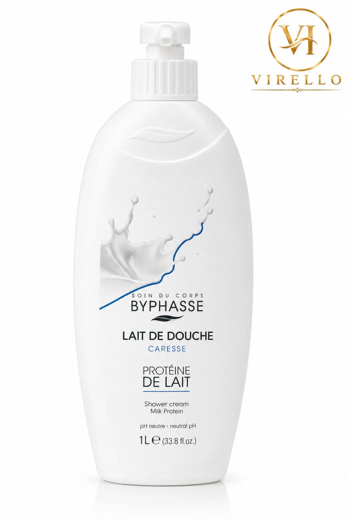 Lait de Douche Caresse Protéine de Lait – Cremă de duș cu proteine din lapte, 1 L