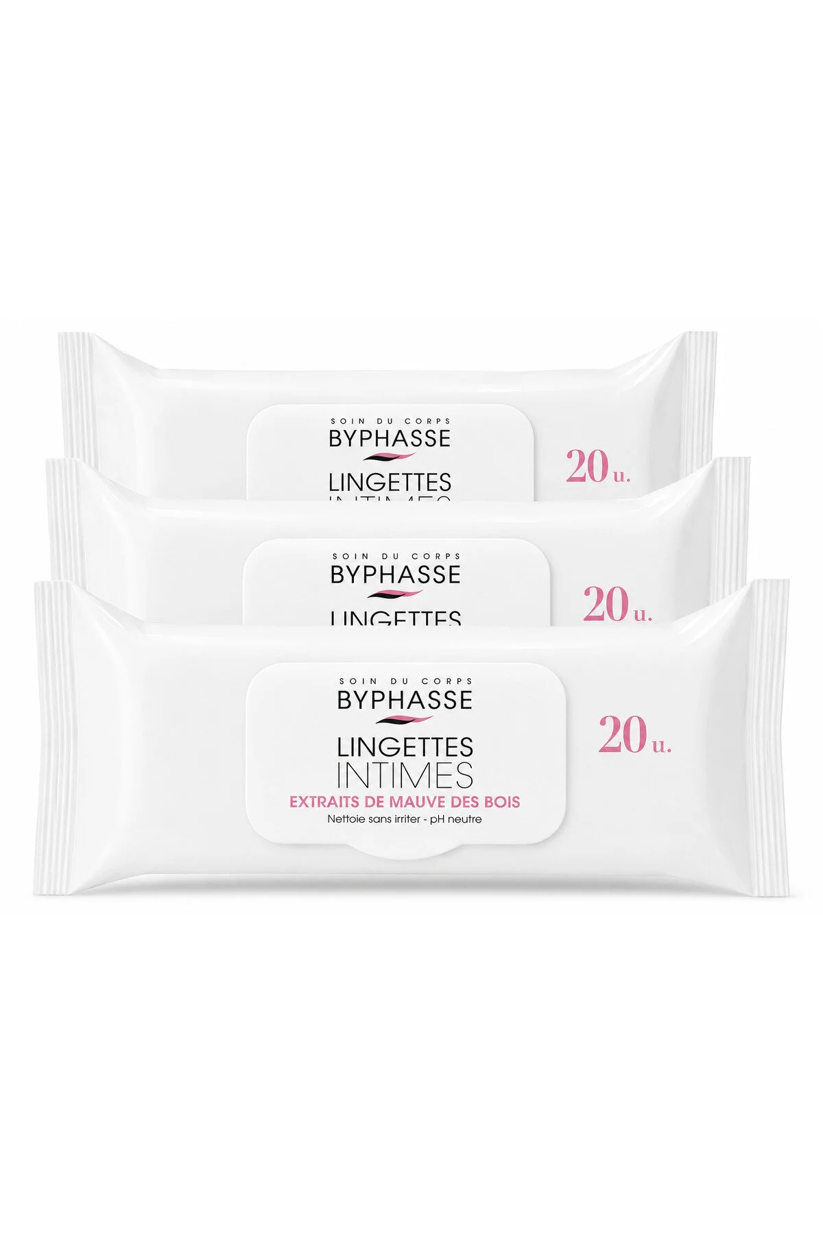 Set 3 x Lingettes Intimes, Șervețele pentru Igienă Intimă, 20 buc/pachet