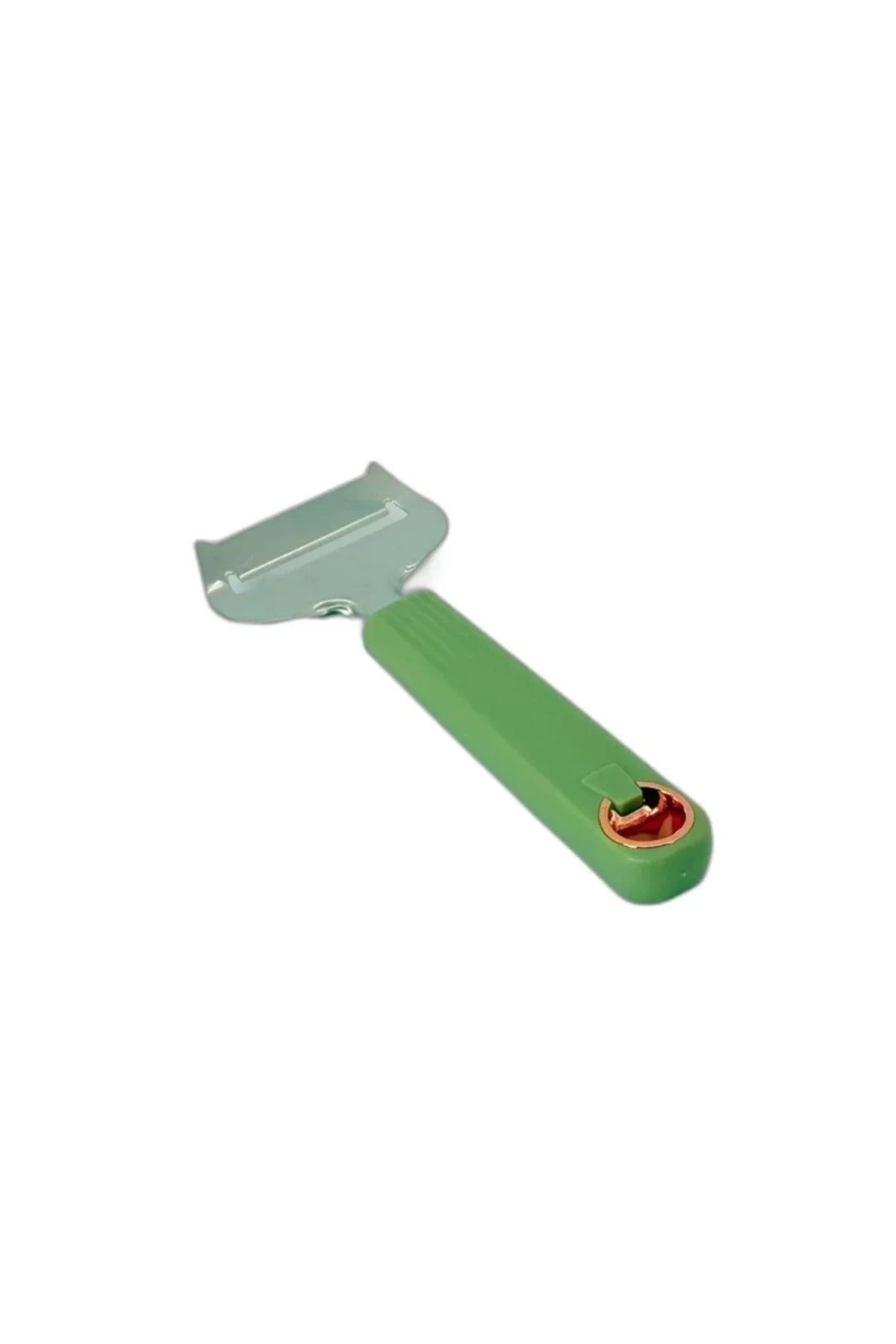 Feliator de brânză din oțel inoxidabil cu mâner ergonomic verde – Durabil, ușor de utilizat, ideal pentru feliere rapidă și precisă