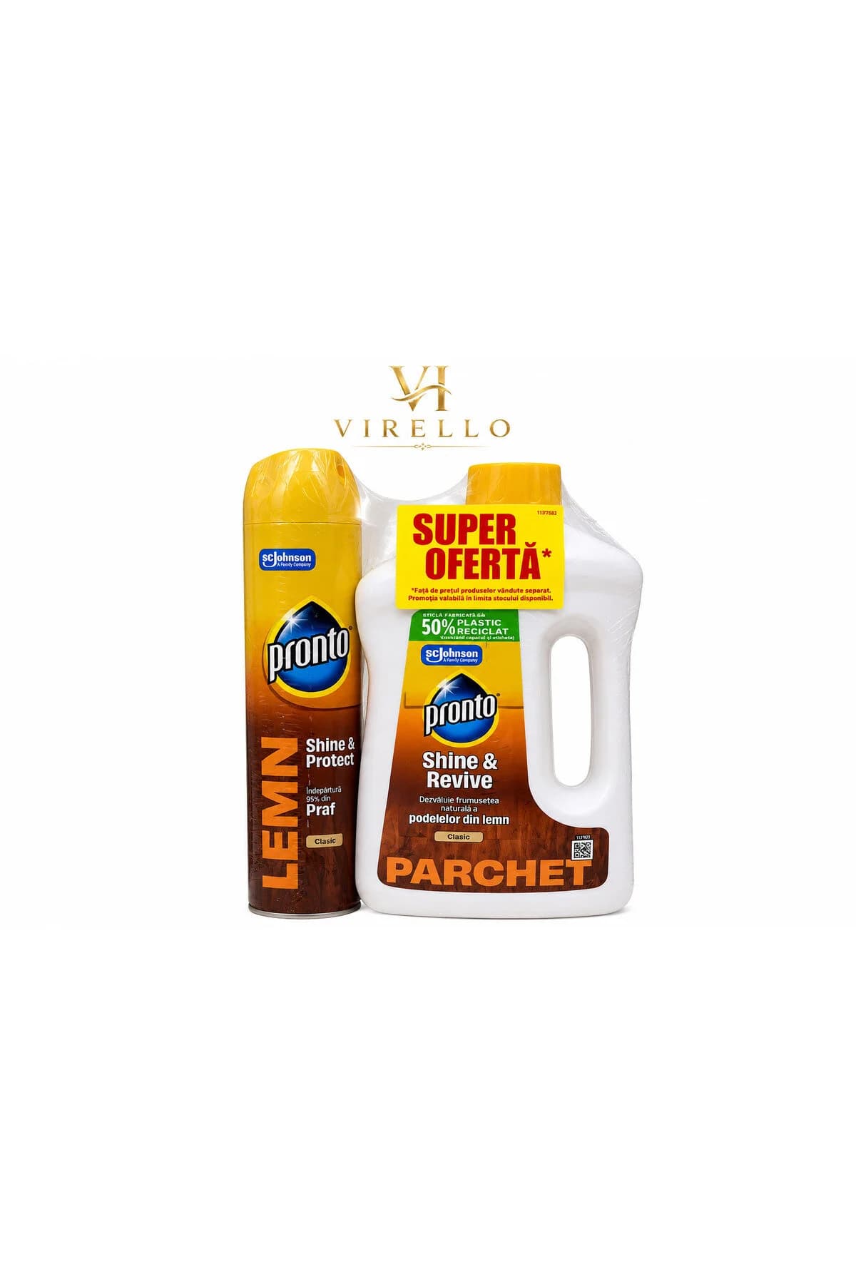 Set pentru îngrijirea lemnului și parchetului, Shine & Protect + Shine & Revive, Clasic