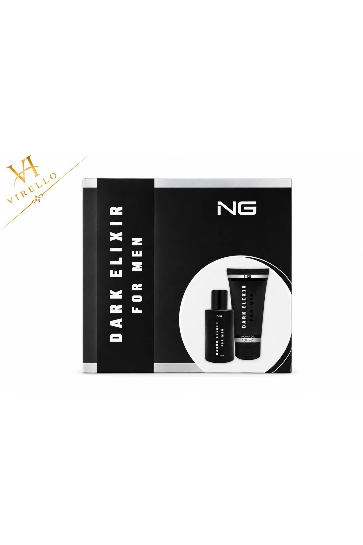 NG Dark Elixir For Men – Set Cadou Bărbați, EDT 100 ml + Gel de Duș 100 ml