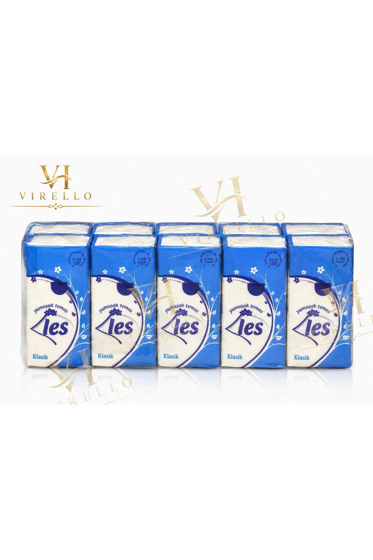 Tes Klasik Batiste Nazale din Hârtie, 10 Pachete x 10 Bucăți