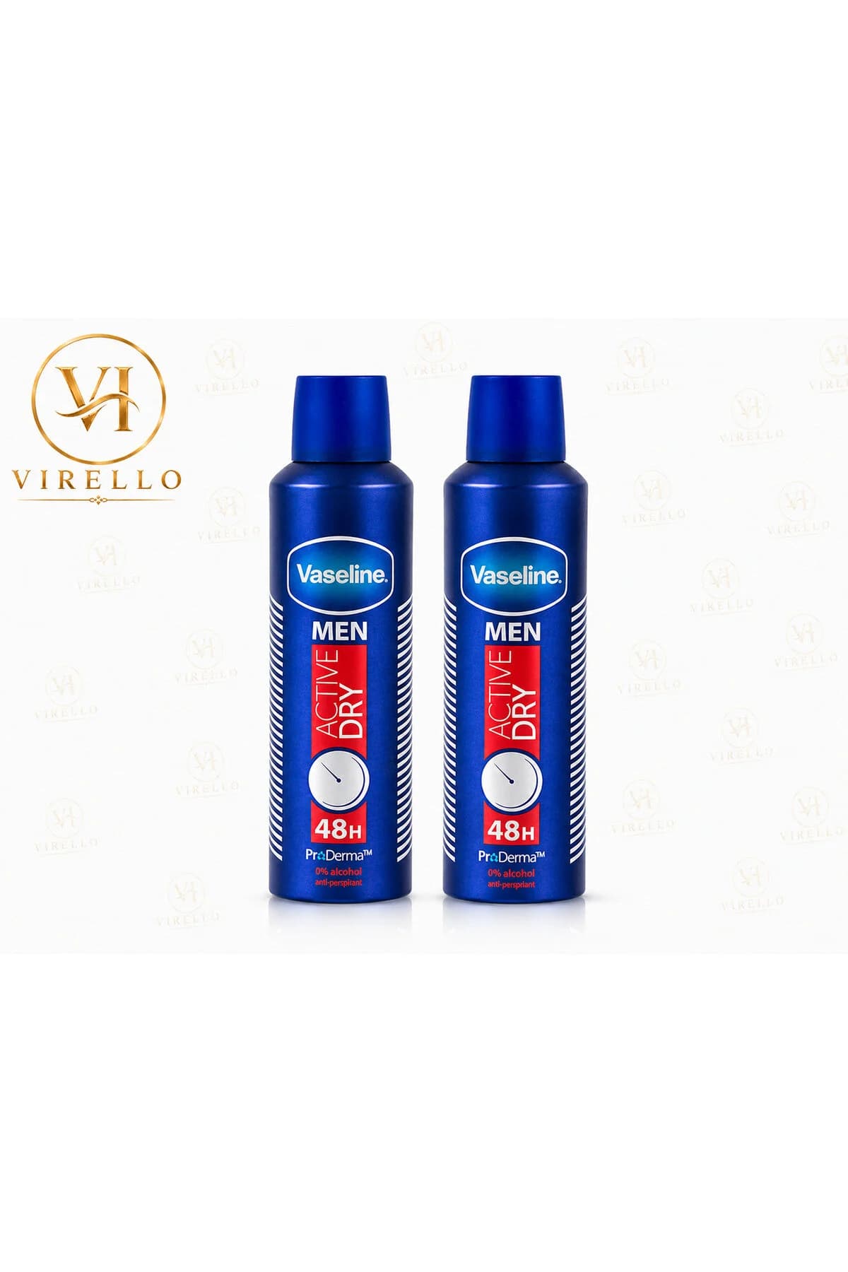 Set 2 Deodorante Spray Bărbați Active Dry, 250 ml fiecare, protecție 48H