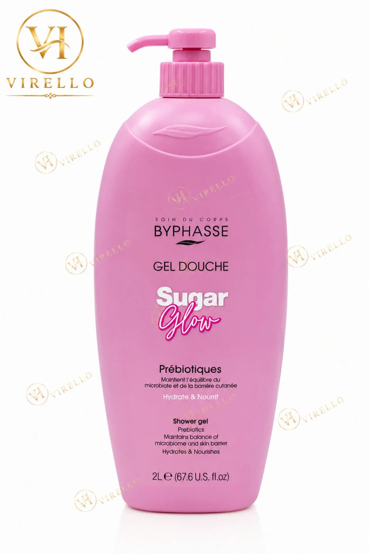 Sugar Glow Gel de Duș cu Prebiotice, Hidratant și Hrănitor, 2 L